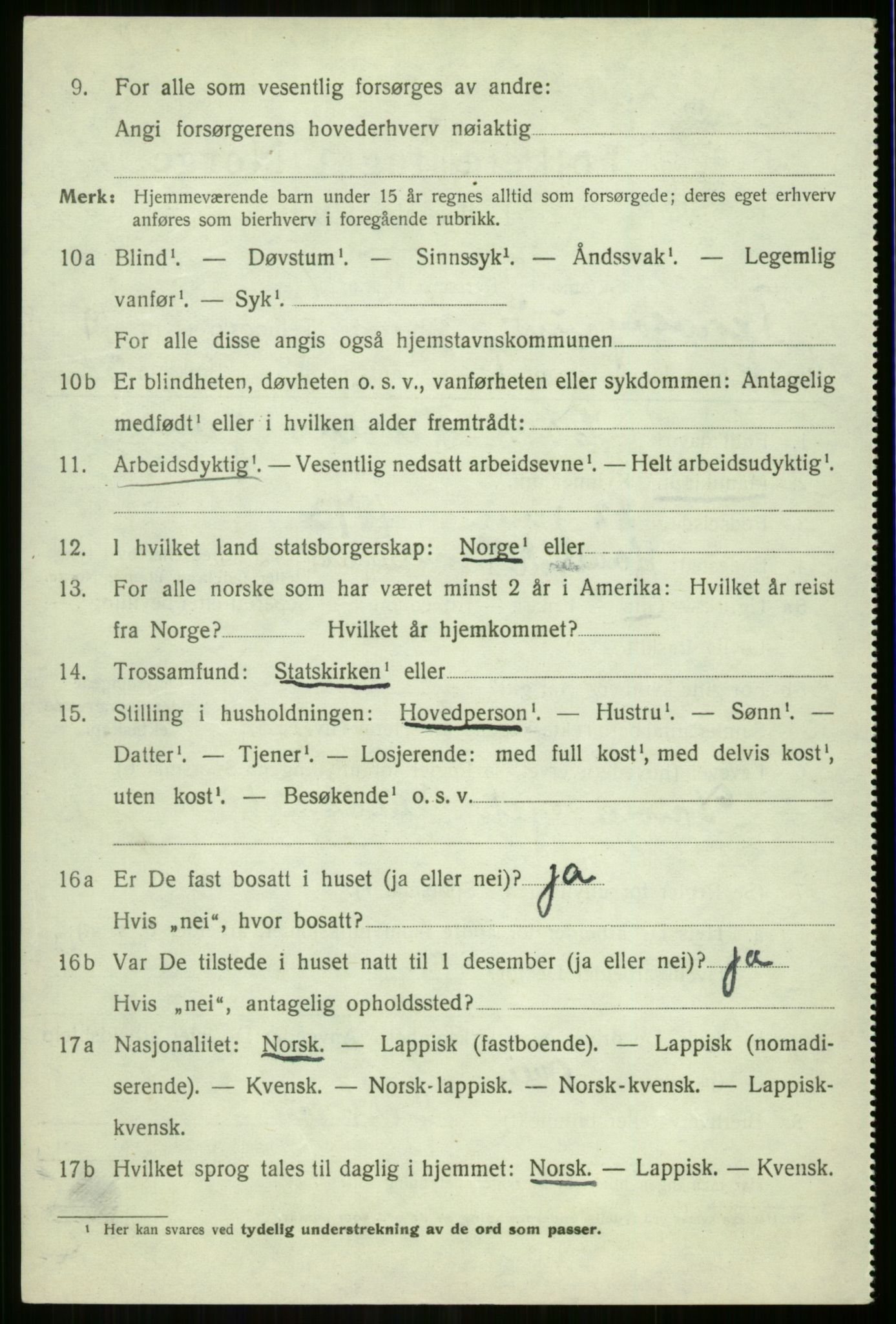 SATØ, 1920 census for Tromsøysund, 1920, p. 10205