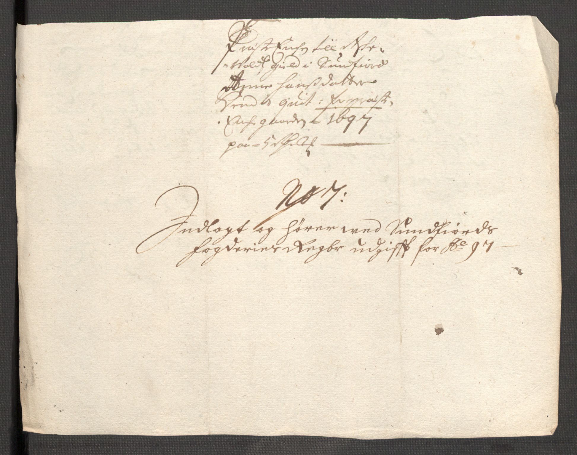 Rentekammeret inntil 1814, Reviderte regnskaper, Fogderegnskap, AV/RA-EA-4092/R53/L3423: Fogderegnskap Sunn- og Nordfjord, 1697-1698, p. 163