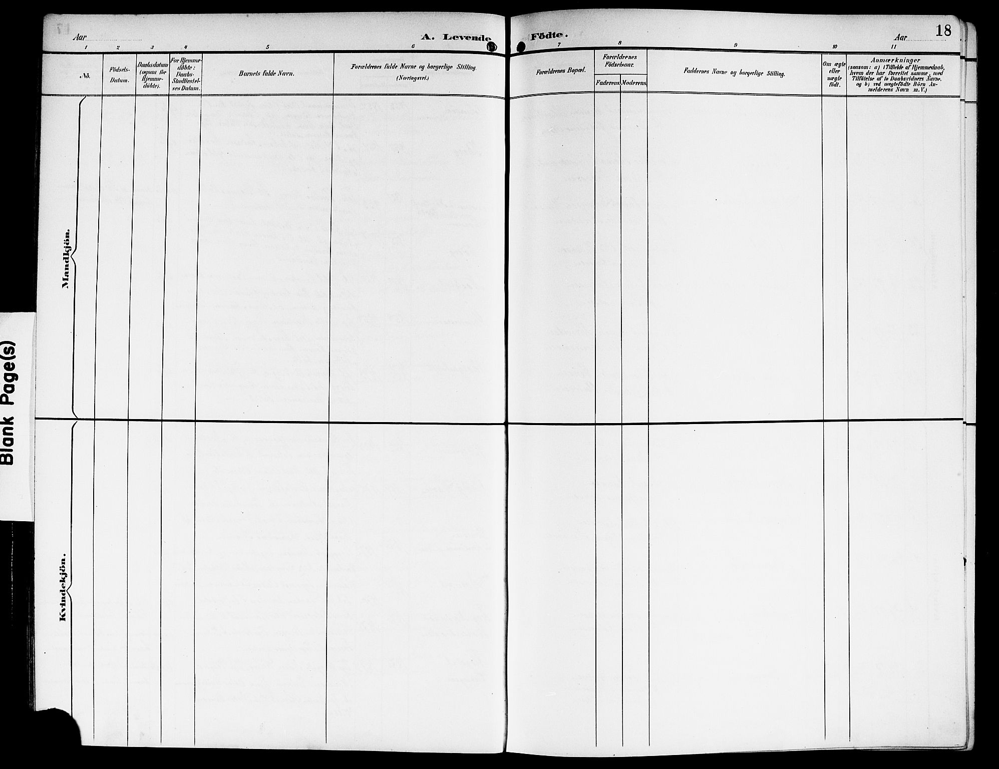 Sørum prestekontor Kirkebøker, SAO/A-10303/G/Ga/L0006: Parish register (copy) no. I 6, 1894-1906, p. 18