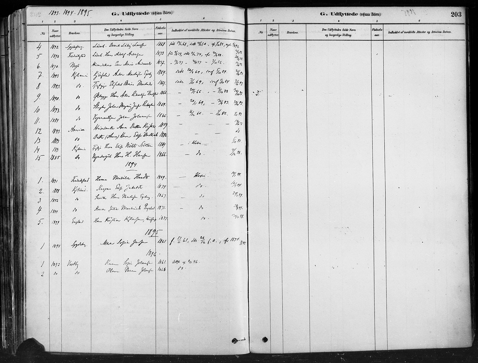 Hobøl prestekontor Kirkebøker, SAO/A-2002/F/Fa/L0005: Parish register (official) no. I 5, 1878-1904, p. 203