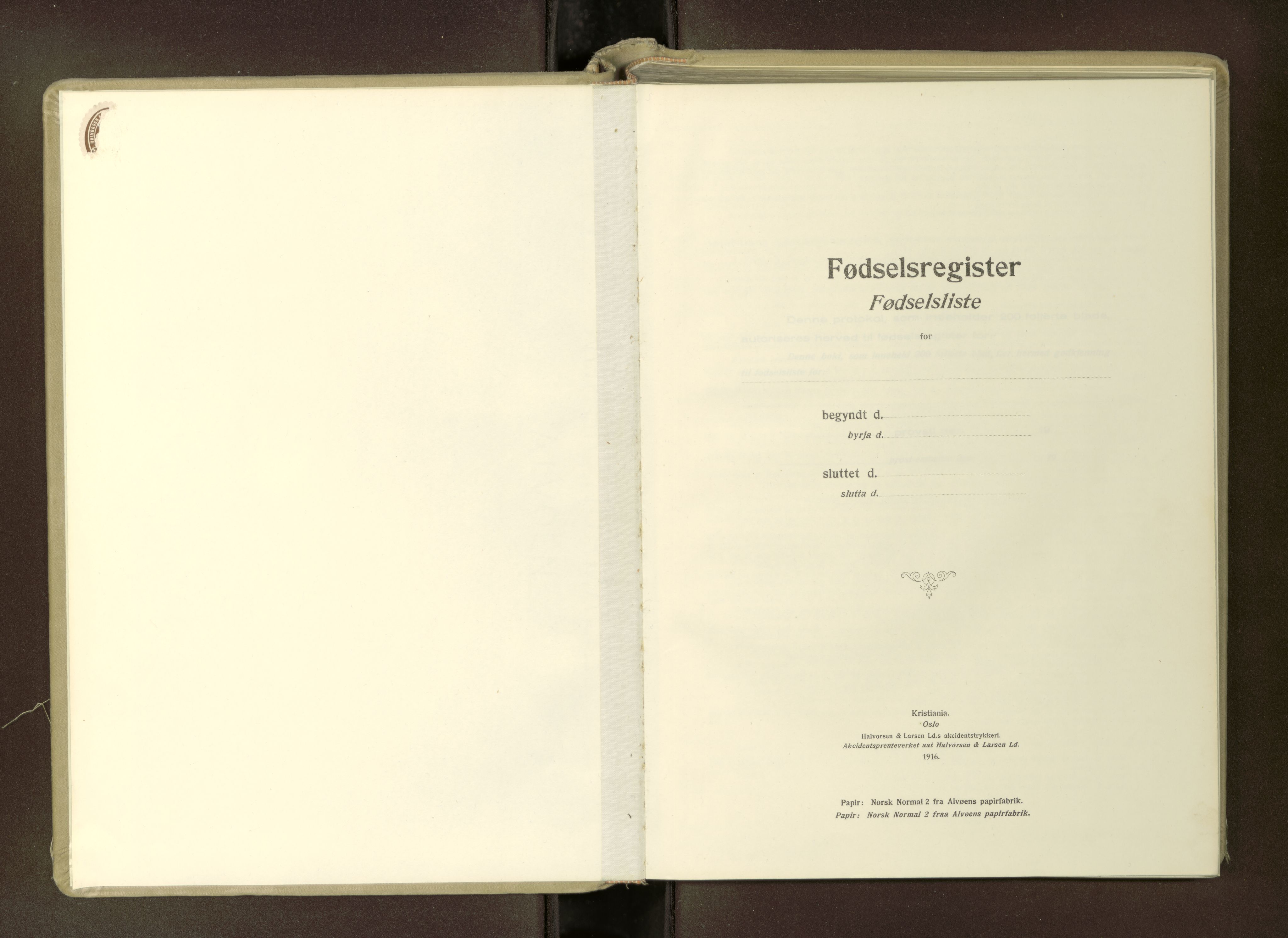 Ministerialprotokoller, klokkerbøker og fødselsregistre - Møre og Romsdal, AV/SAT-A-1454/512/L0173: Birth register no. 512---, 1916-1982