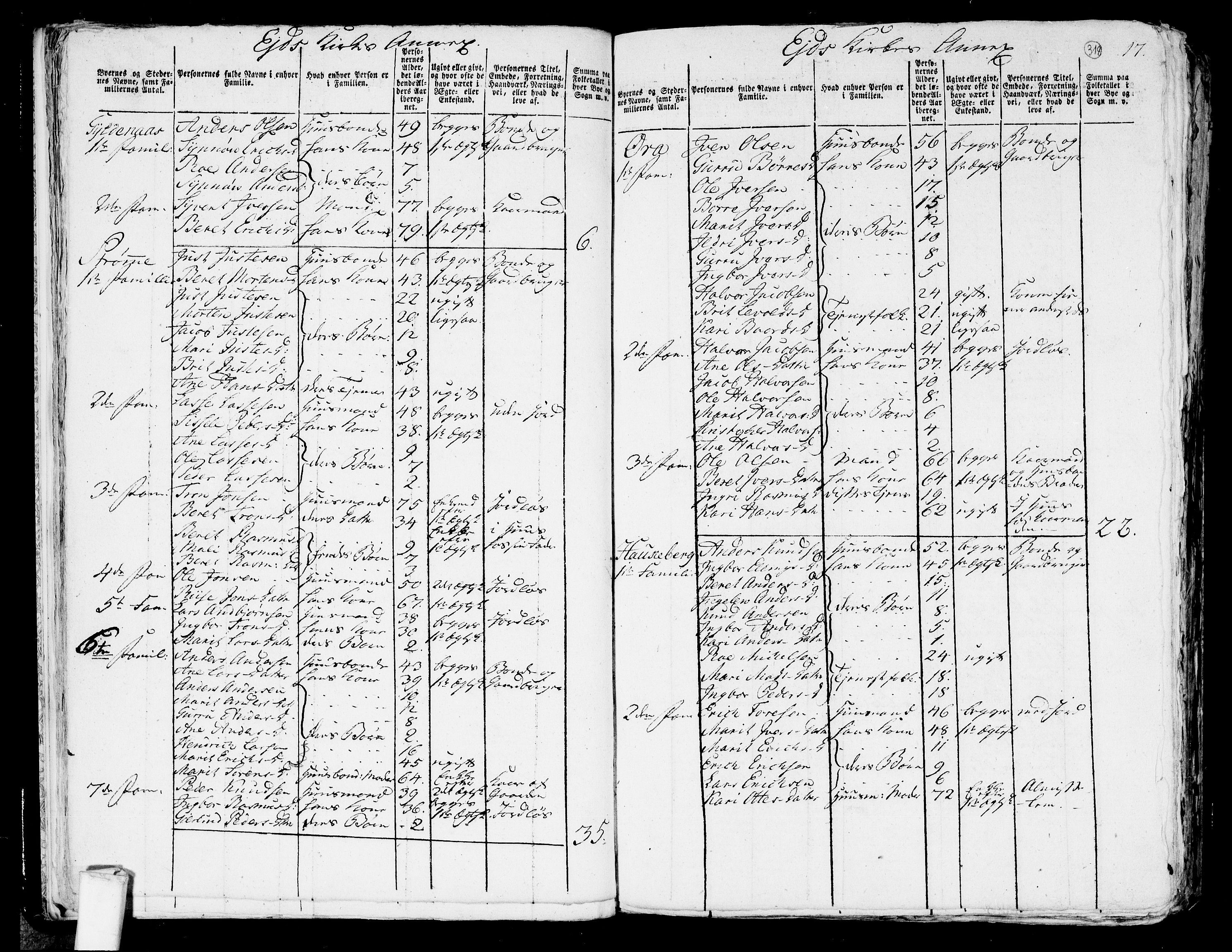 RA, 1801 census for 1539P Grytten, 1801, p. 317b-318a
