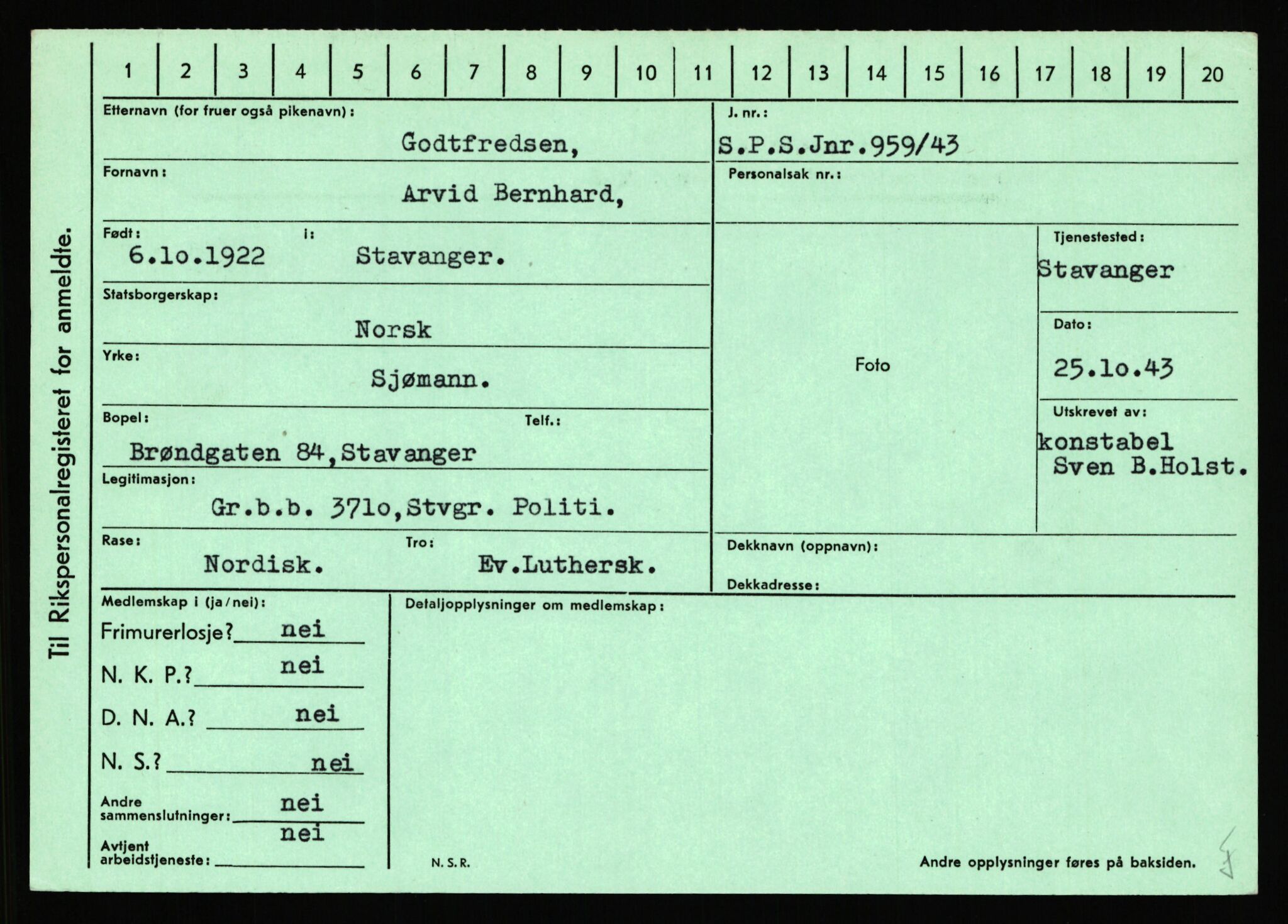 Statspolitiet - Hovedkontoret / Osloavdelingen, AV/RA-S-1329/C/Ca/L0005: Furali - Hamula, 1943-1945, p. 1355