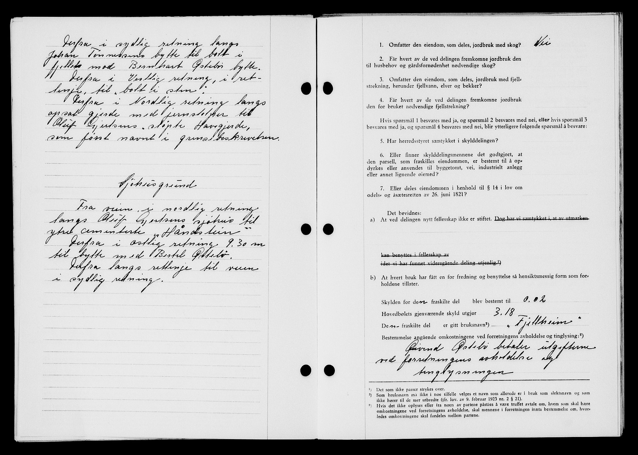 Flekkefjord sorenskriveri, SAK/1221-0001/G/Gb/Gba/L0057: Mortgage book no. A-5, 1941-1942, Diary no: : 800/1941