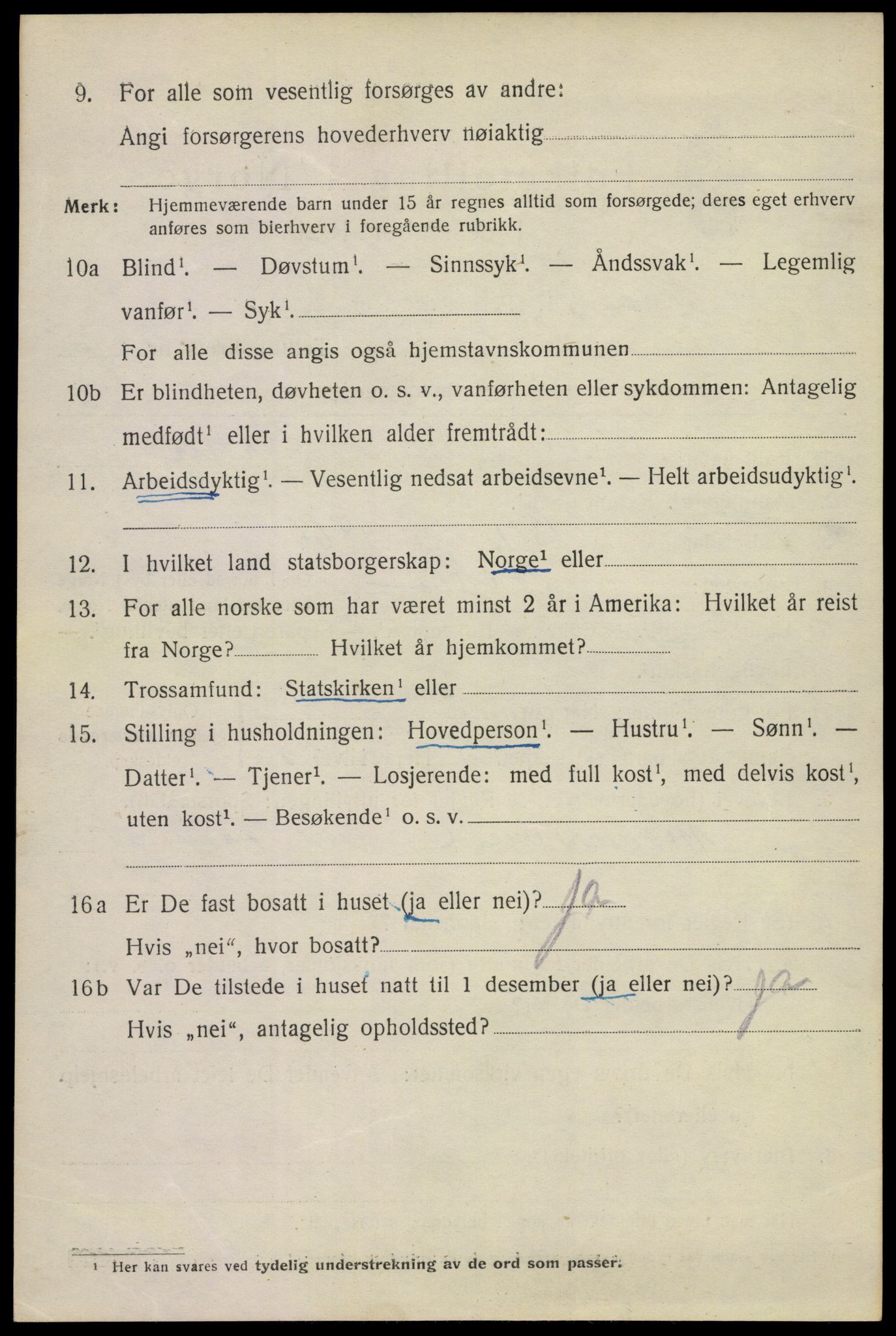 SAKO, 1920 census for Sandefjord, 1920, p. 4319