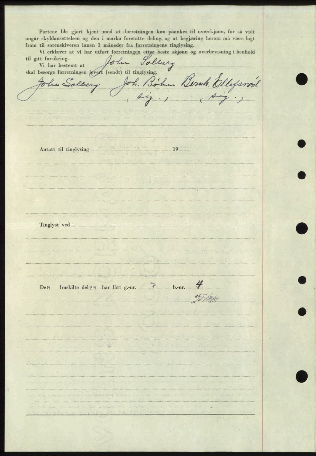 Idd og Marker sorenskriveri, AV/SAO-A-10283/G/Gb/Gbb/L0008: Mortgage book no. A8, 1946-1946, Diary no: : 477/1946