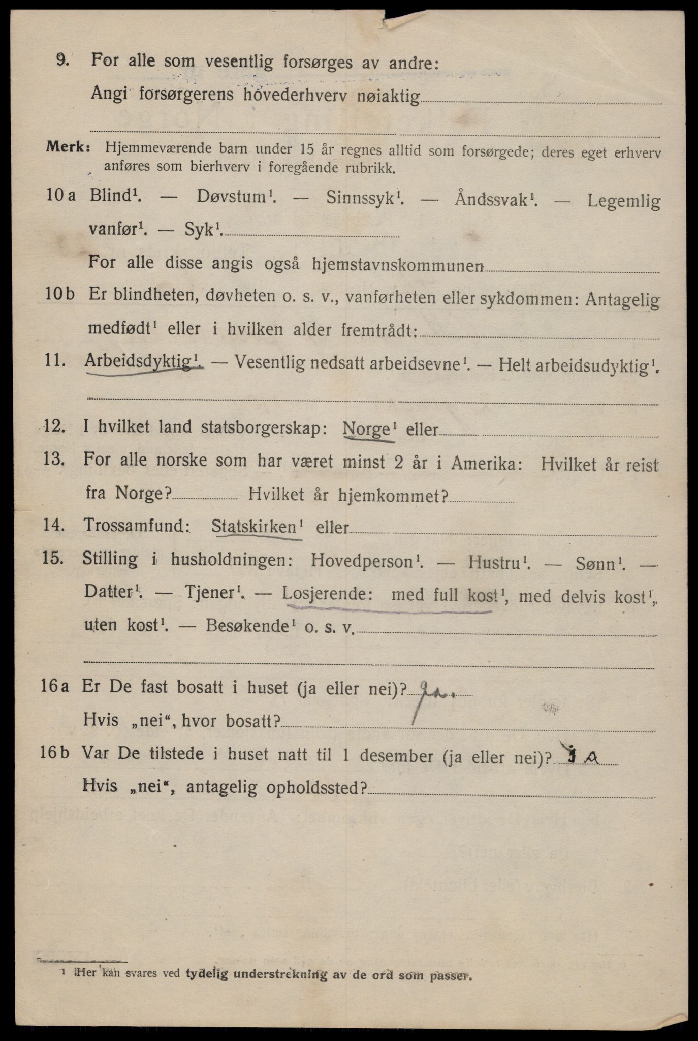 SAT, 1920 census for Trondheim, 1920, p. 72135