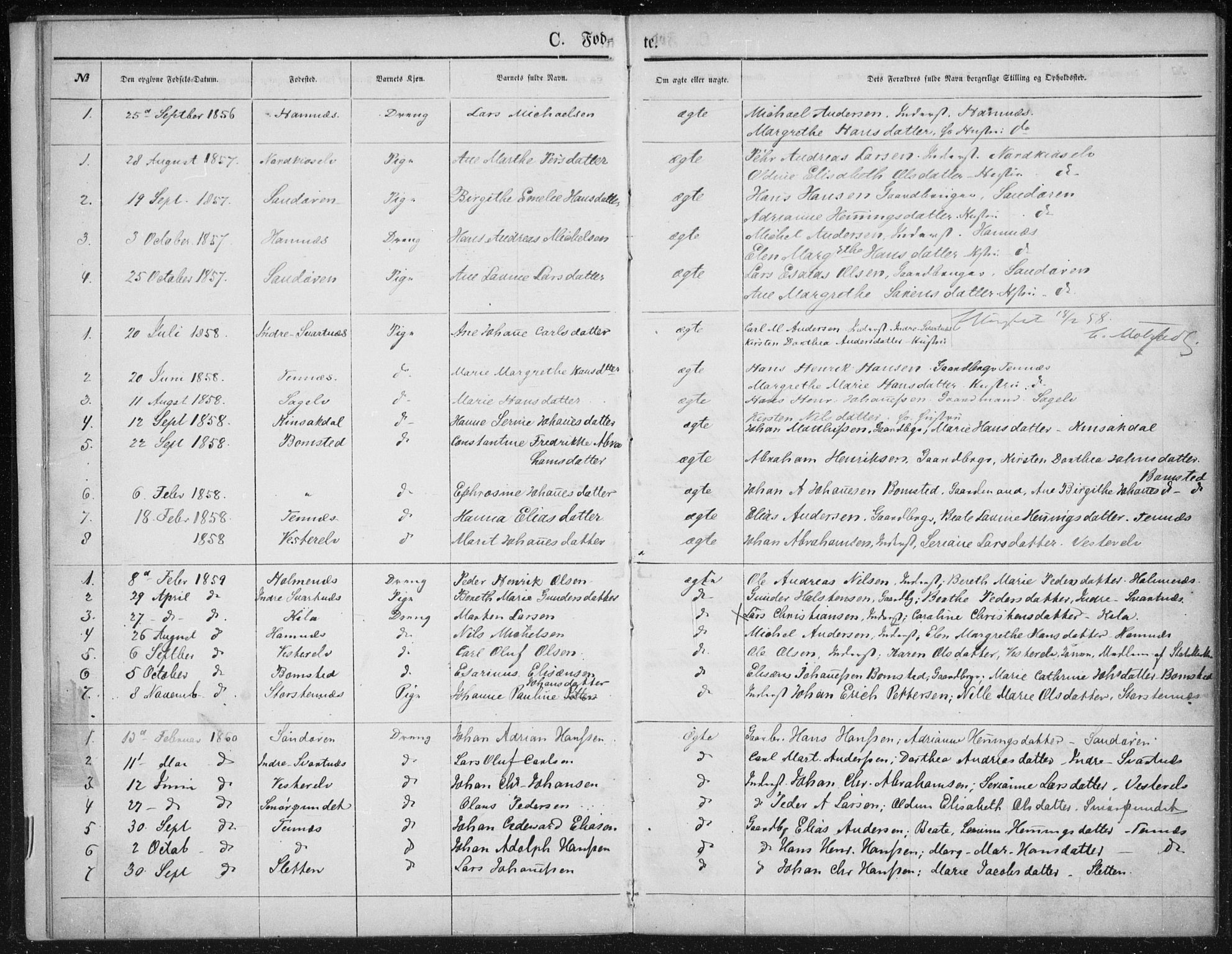 Fylkesmannen i Troms, SATØ/S-0001/A7.10.1/L1974: Dissenter register no. TF 1974, 1856-1892