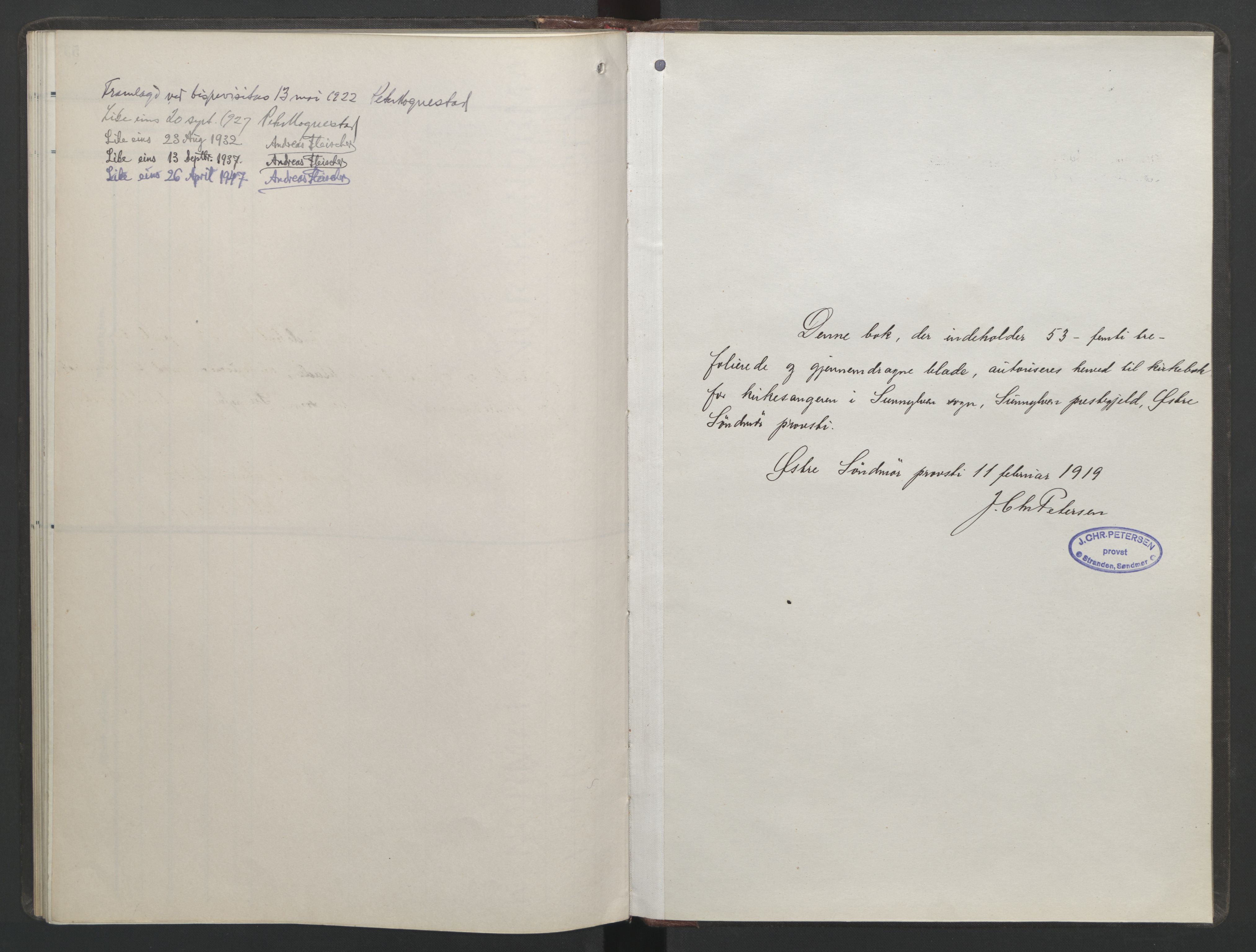 Ministerialprotokoller, klokkerbøker og fødselsregistre - Møre og Romsdal, AV/SAT-A-1454/517/L0233: Parish register (copy) no. 517C06, 1919-1945