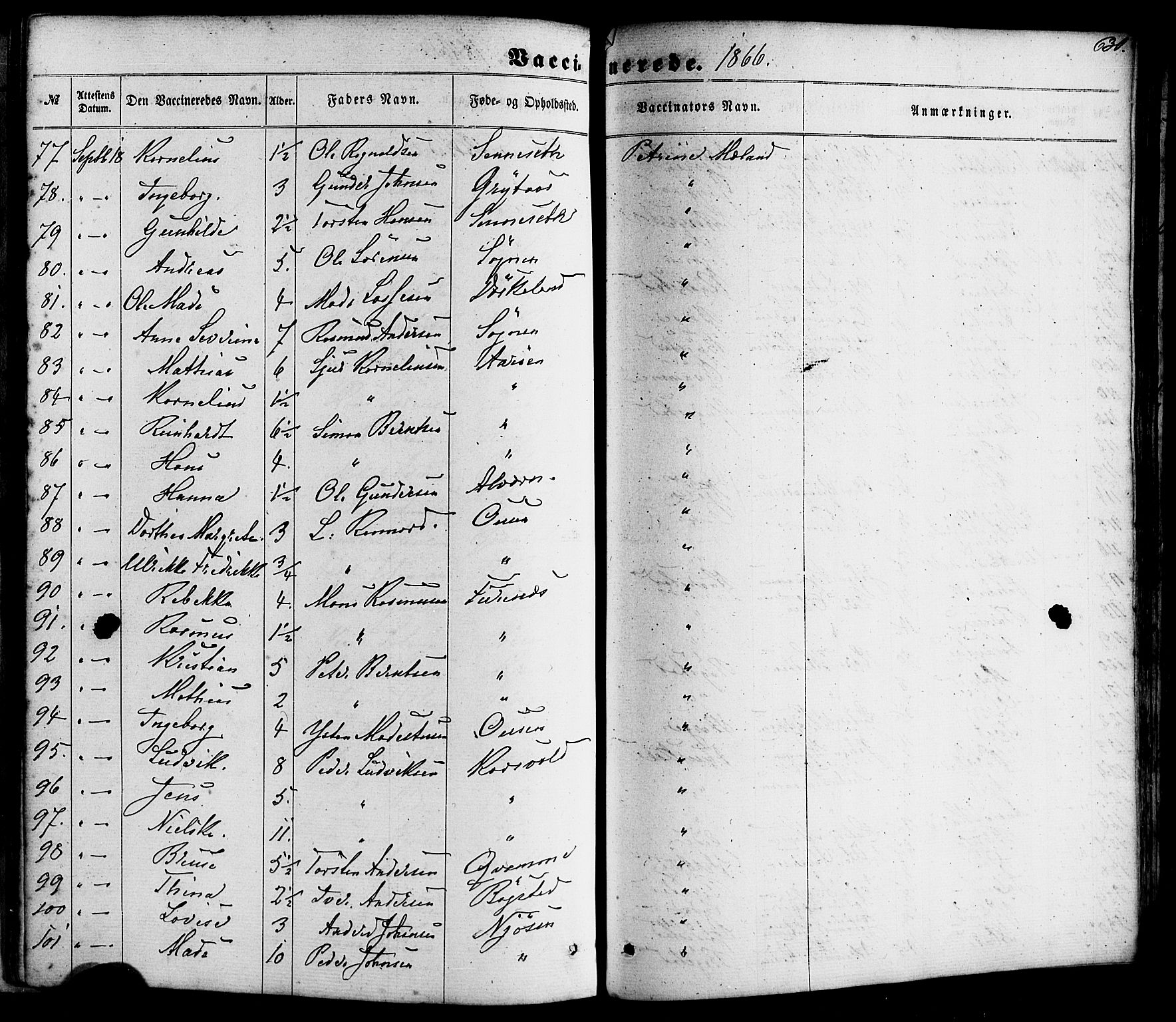 Gaular sokneprestembete, SAB/A-80001/H/Haa: Parish register (official) no. A 5, 1860-1881, p. 630