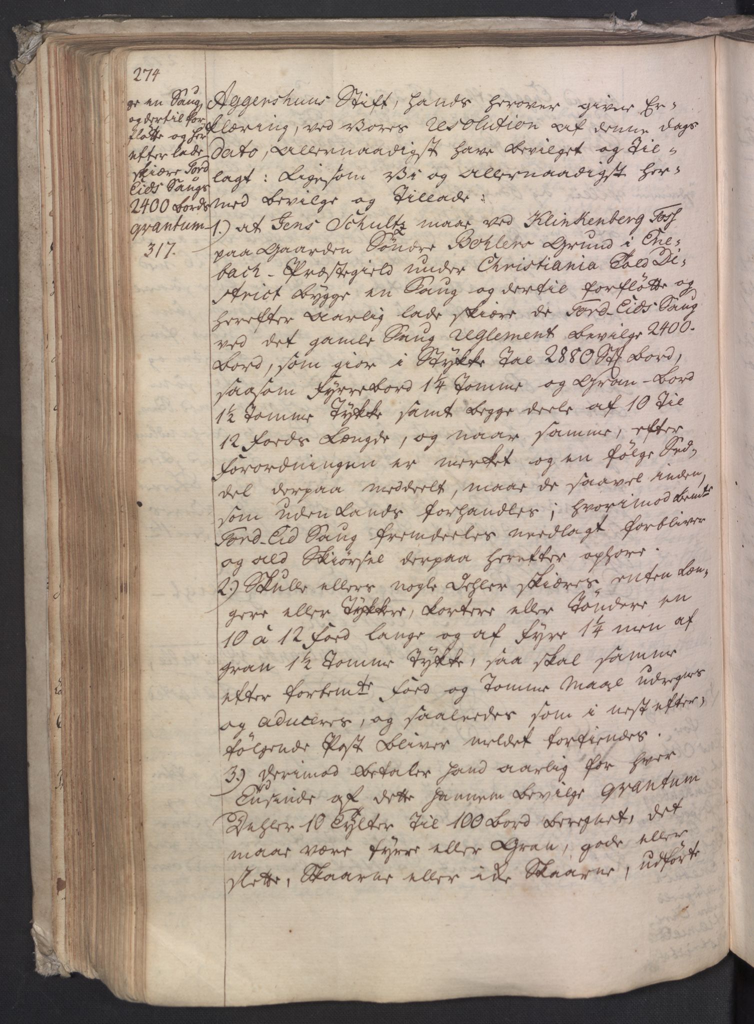 Rentekammeret, Kammerkanselliet, RA/EA-3111/G/Gg/Gga/L0007: Norsk ekspedisjonsprotokoll med register (merket RK 53.7), 1759-1768, p. 274