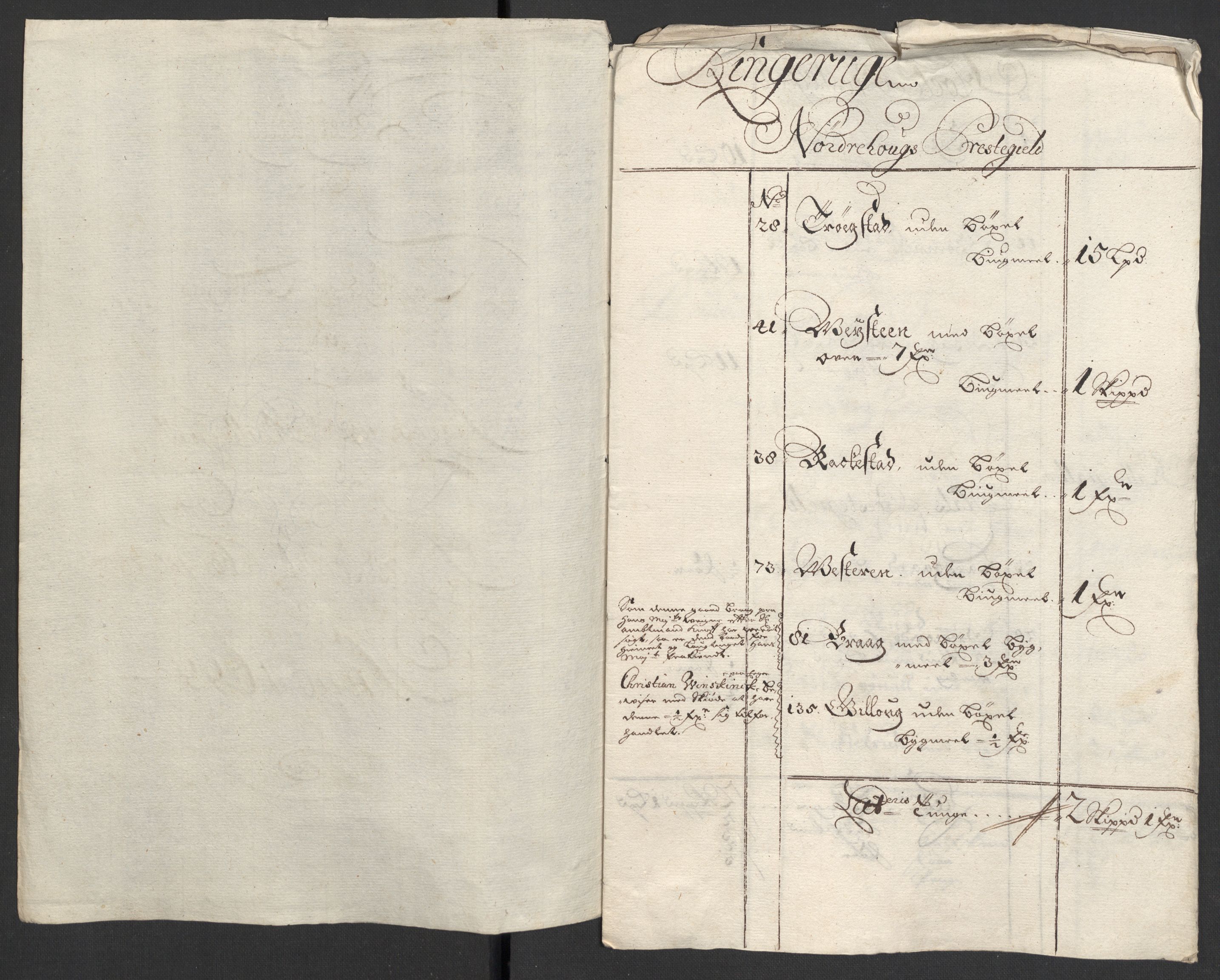 Rentekammeret inntil 1814, Reviderte regnskaper, Fogderegnskap, AV/RA-EA-4092/R22/L1456: Fogderegnskap Ringerike, Hallingdal og Buskerud, 1699, p. 20