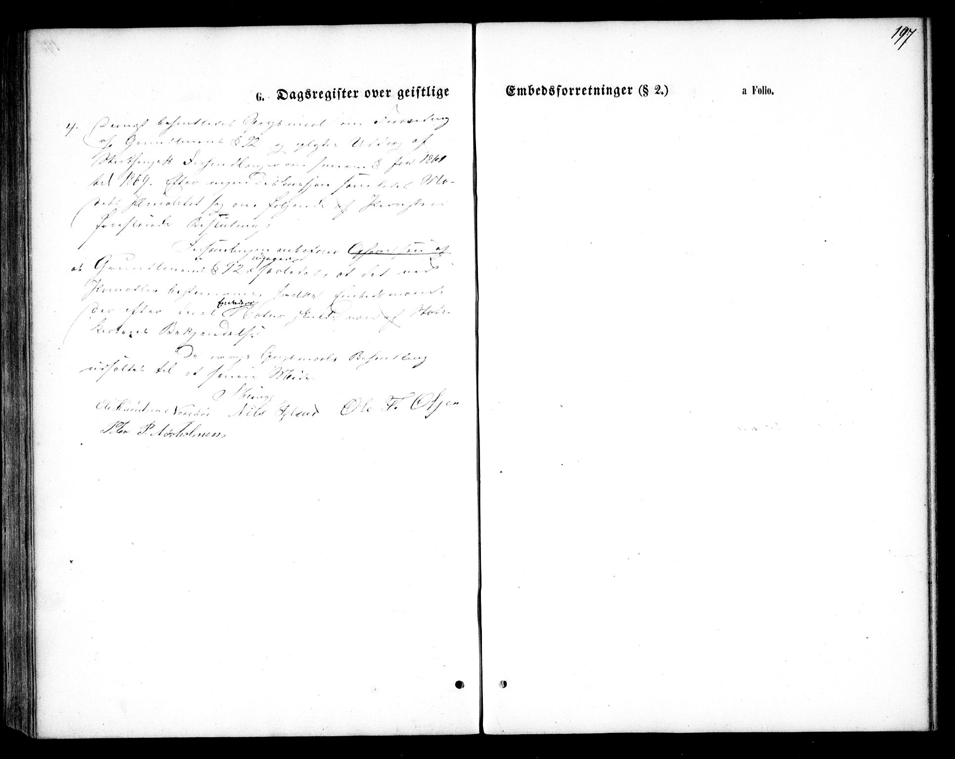 Hommedal sokneprestkontor, SAK/1111-0023/F/Fa/Faa/L0002: Parish register (official) no. A 2, 1861-1884, p. 197