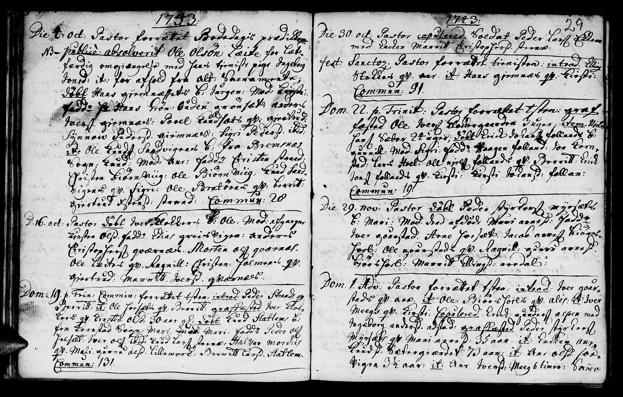 Ministerialprotokoller, klokkerbøker og fødselsregistre - Møre og Romsdal, AV/SAT-A-1454/568/L0797: Parish register (official) no. 568A06, 1731-1760, p. 29