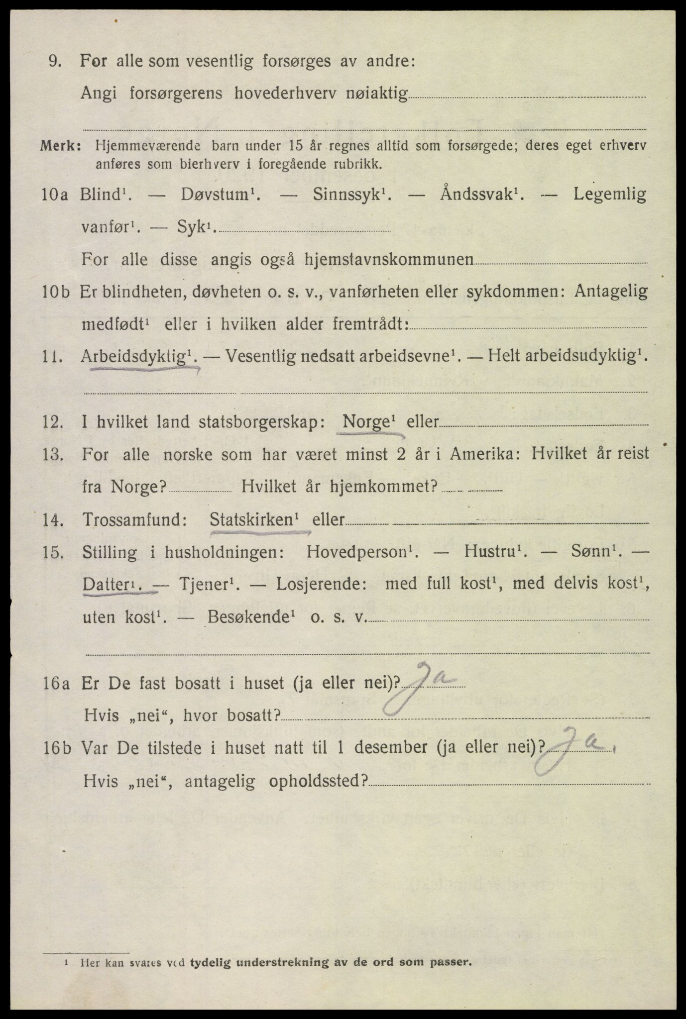 SAH, 1920 census for Stange, 1920, p. 15844