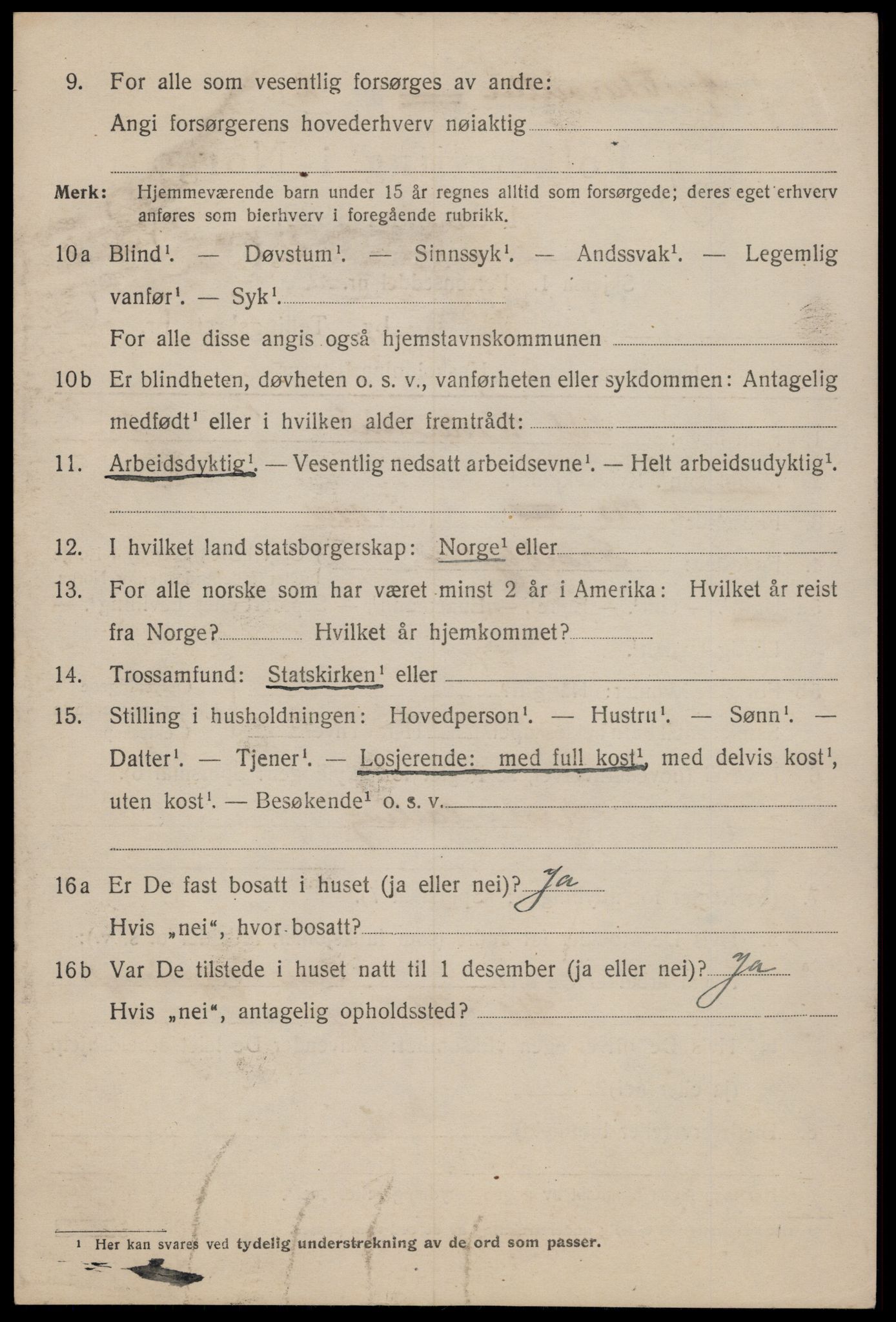 SAT, 1920 census for Trondheim, 1920, p. 68355