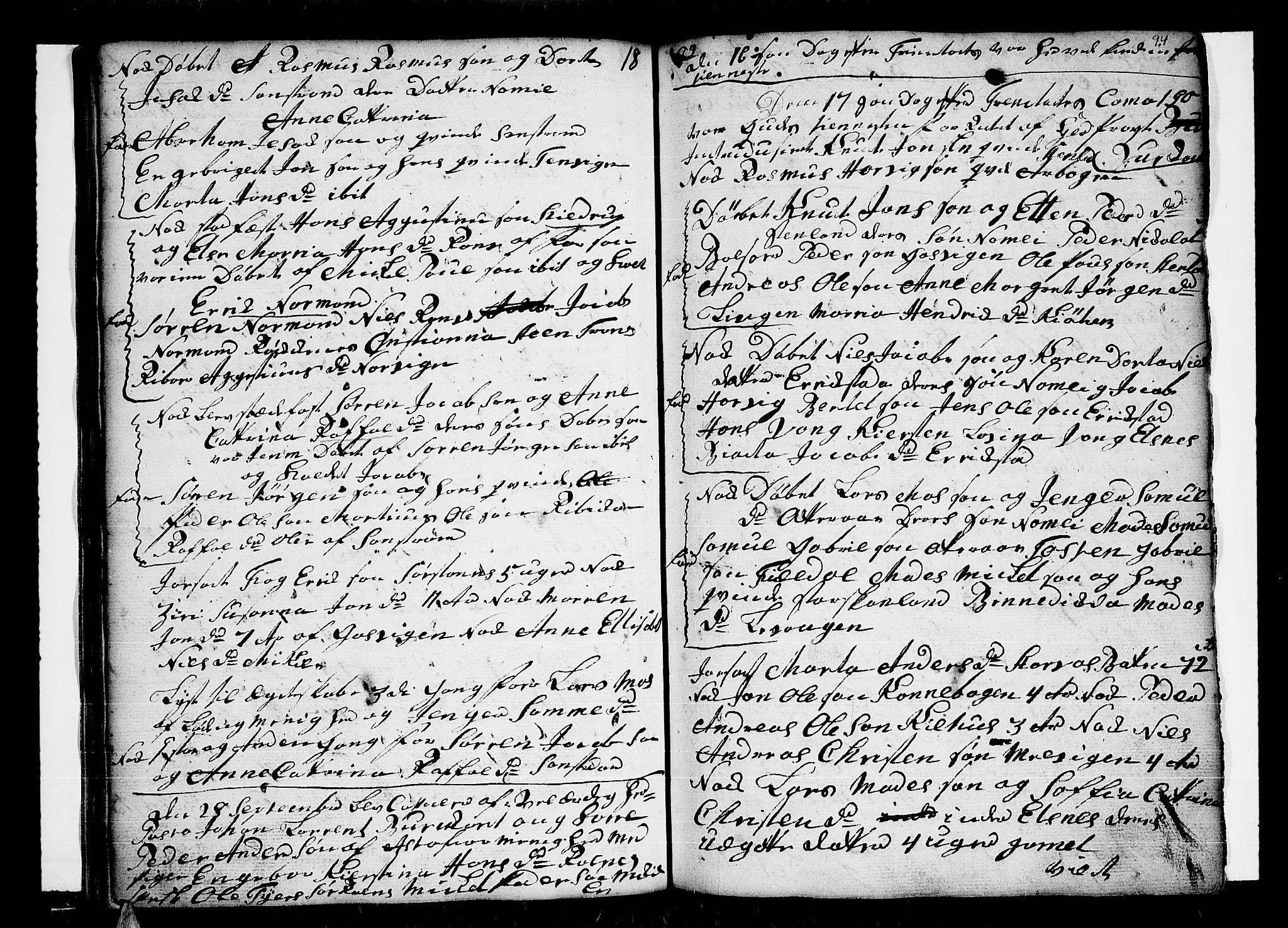 Trondenes sokneprestkontor, AV/SATØ-S-1319/H/Hb/L0002klokker: Parish register (copy) no. 2, 1795-1818, p. 94