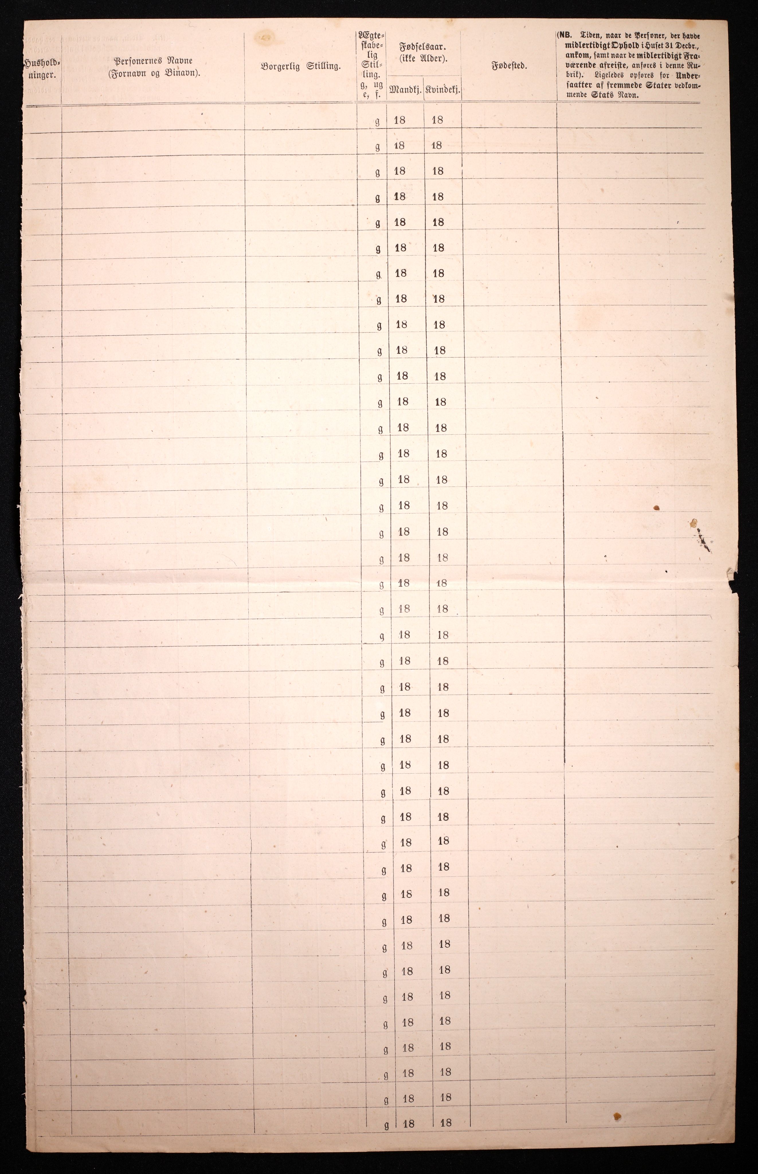 RA, 1870 census for 0301 Kristiania, 1870, p. 427