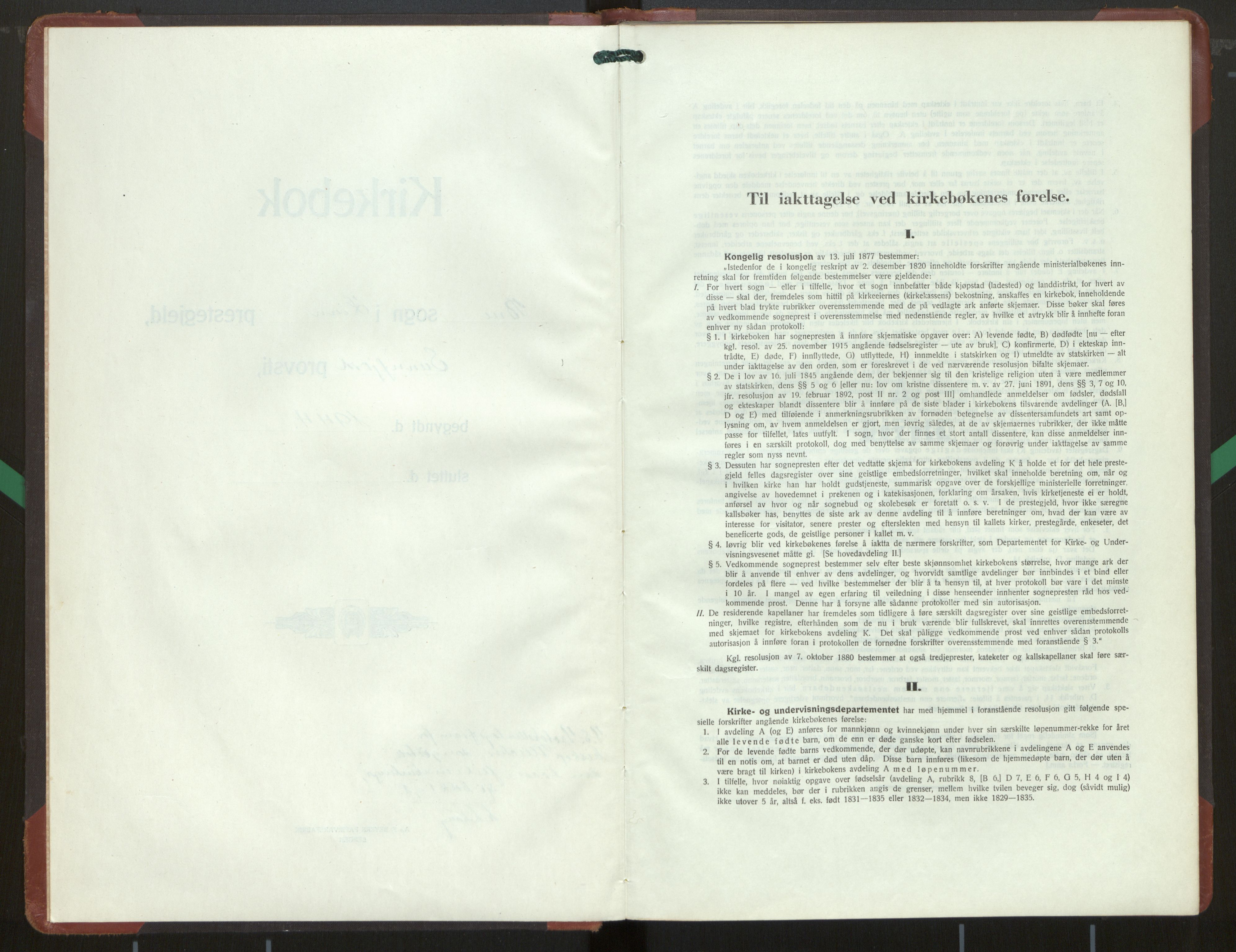 Kinn sokneprestembete, SAB/A-80801/H/Hab/Habc/L0005: Parish register (copy) no. C 5, 1944-1979