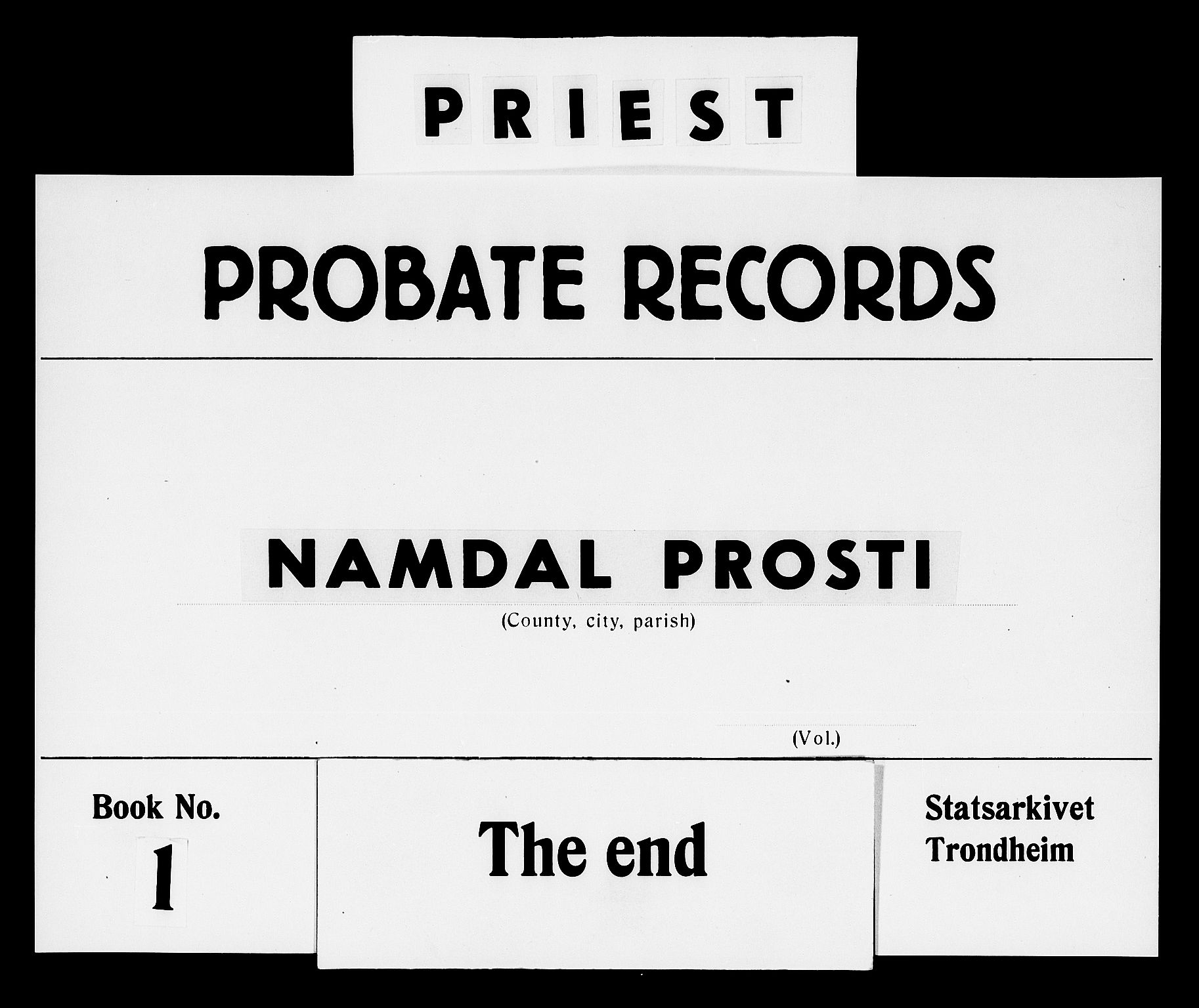 Namdal prosti, SAT/A-6531/1/G/Gb/L0000: Skifteprotokoll, 1705-1728