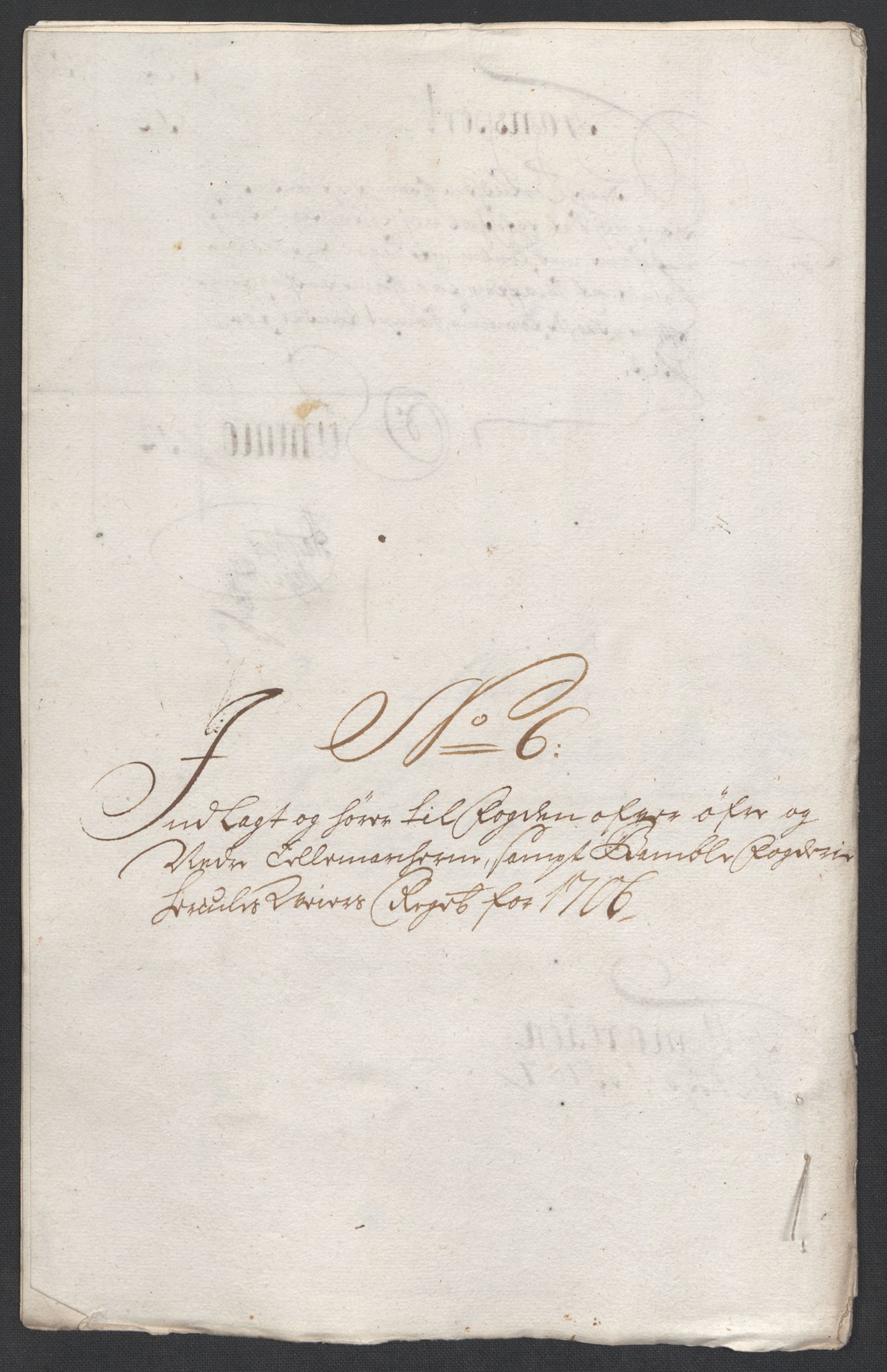 Rentekammeret inntil 1814, Reviderte regnskaper, Fogderegnskap, AV/RA-EA-4092/R36/L2116: Fogderegnskap Øvre og Nedre Telemark og Bamble, 1706-1707, p. 81