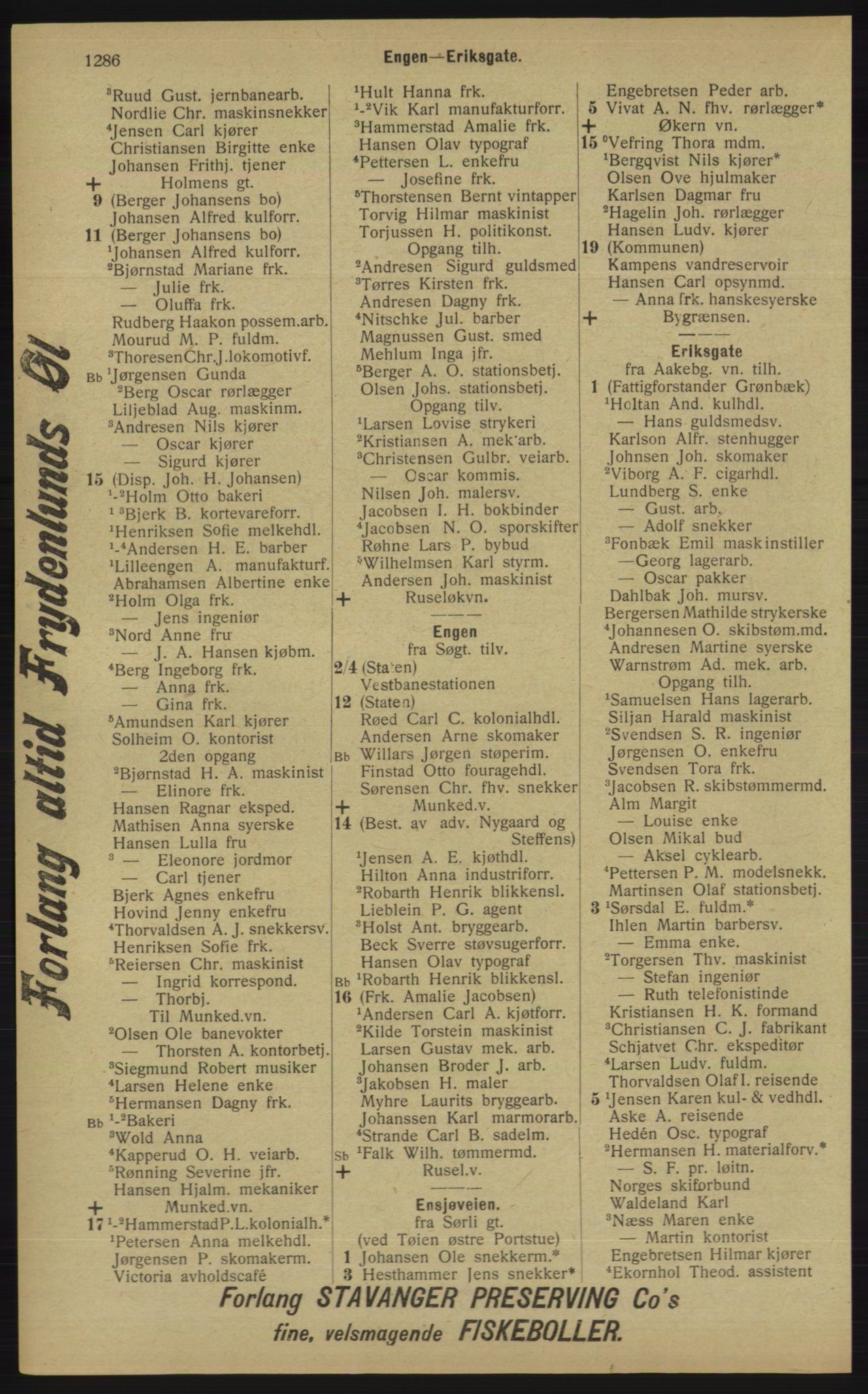 Kristiania/Oslo adressebok, PUBL/-, 1913, p. 1242