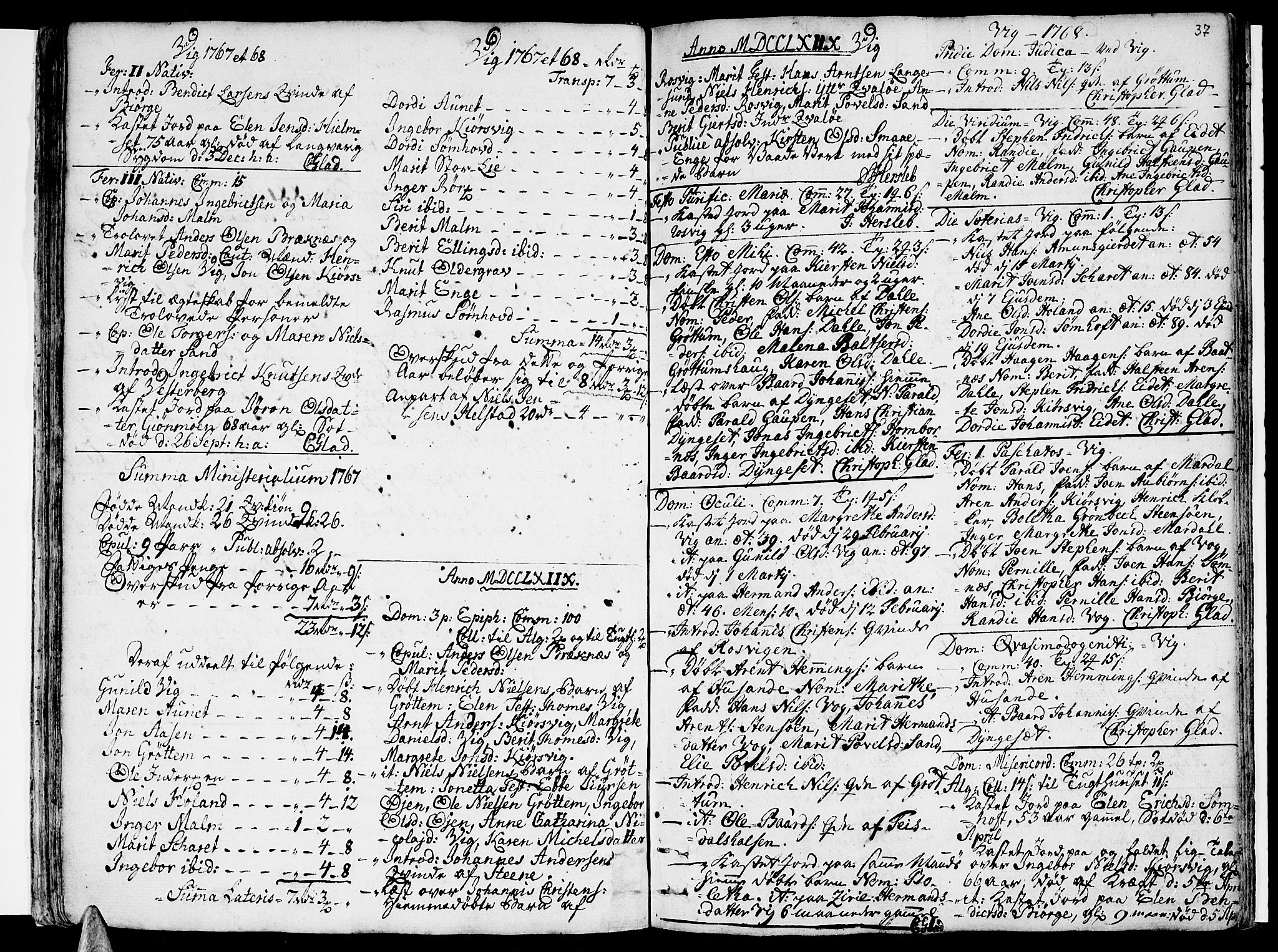Ministerialprotokoller, klokkerbøker og fødselsregistre - Nordland, SAT/A-1459/812/L0173: Parish register (official) no. 812A02, 1752-1800, p. 37