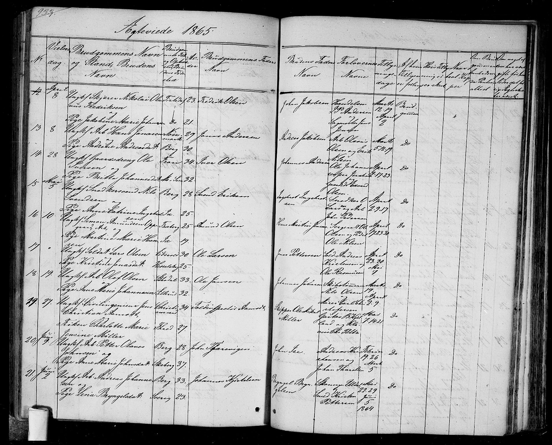 Halden prestekontor Kirkebøker, SAO/A-10909/G/Ga/L0005b: Parish register (copy) no. 5B, 1864-1868, p. 934