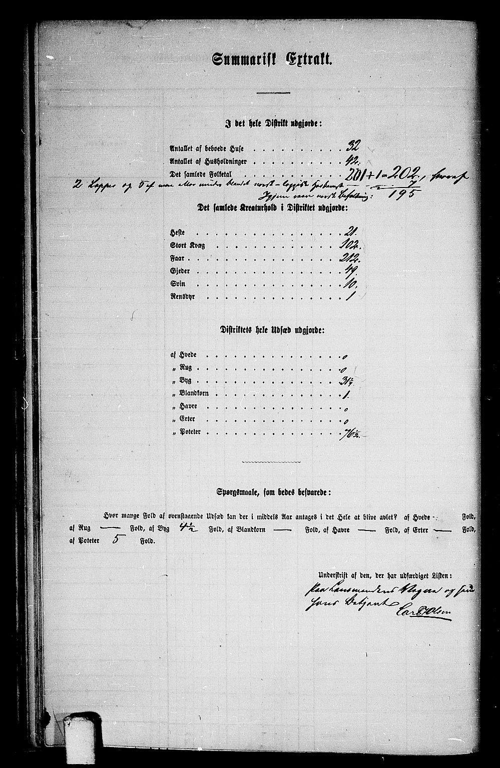 RA, 1865 census for Gildeskål, 1865, p. 62