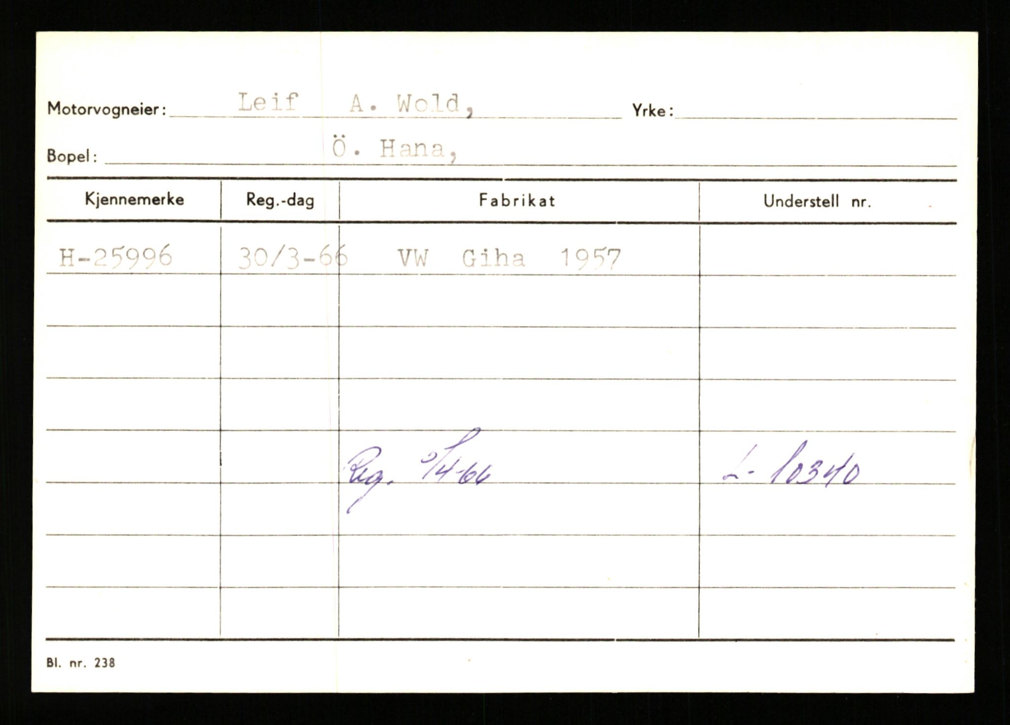 Stavanger trafikkstasjon, AV/SAST-A-101942/0/G/L0005: Registreringsnummer: 23000 - 34245, 1930-1971, p. 1017