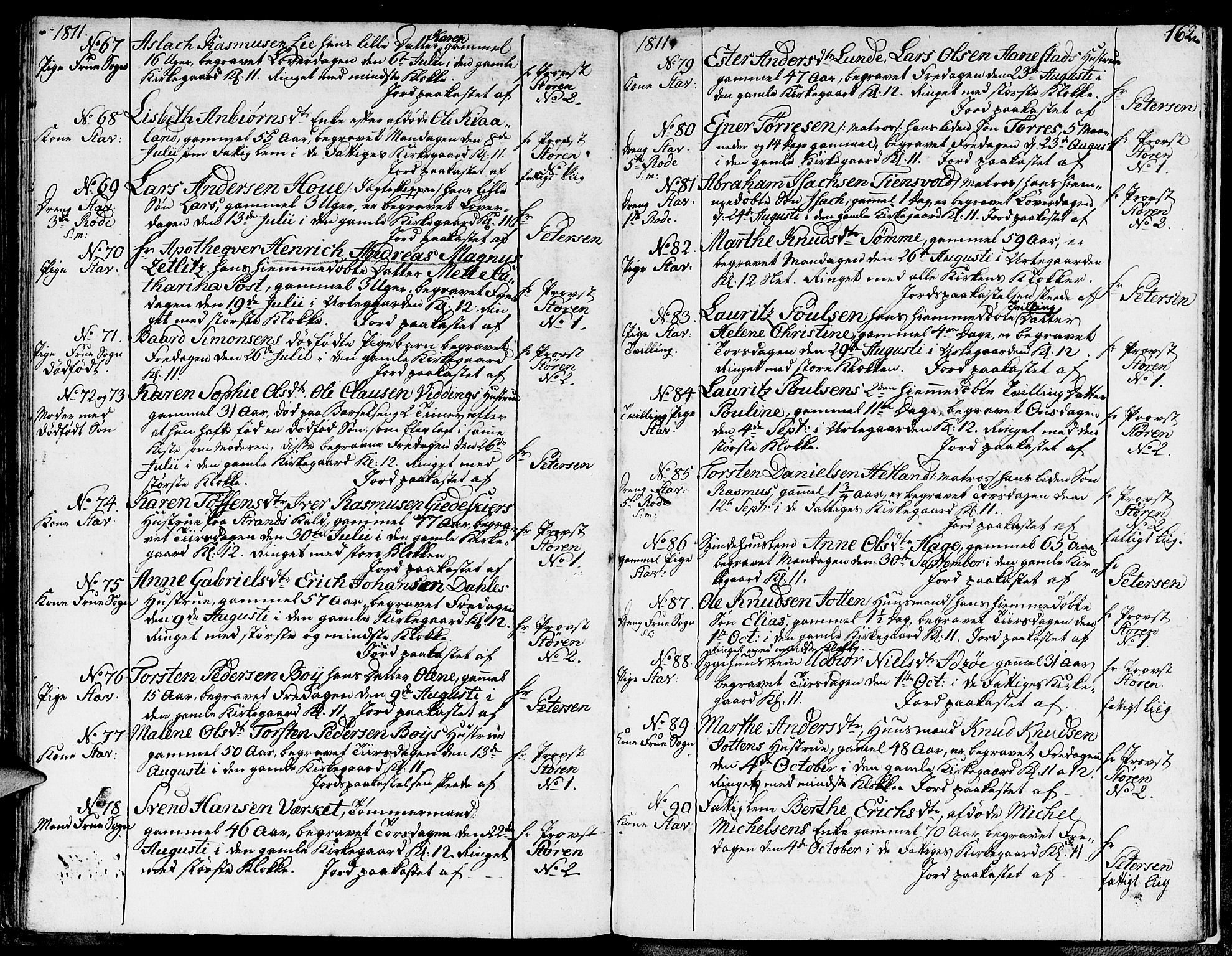 Domkirken sokneprestkontor, AV/SAST-A-101812/001/30/30BA/L0007: Parish register (official) no. A 7, 1789-1815, p. 162