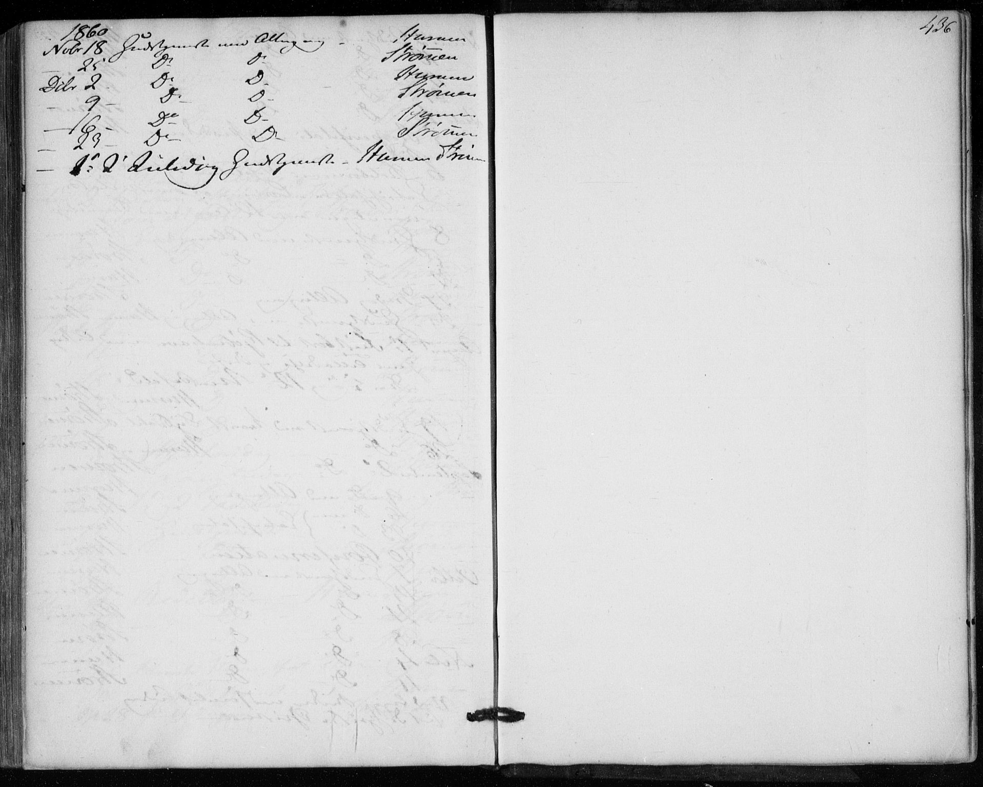 Hurum kirkebøker, AV/SAKO-A-229/F/Fa/L0011: Parish register (official) no. 11, 1847-1860, p. 436