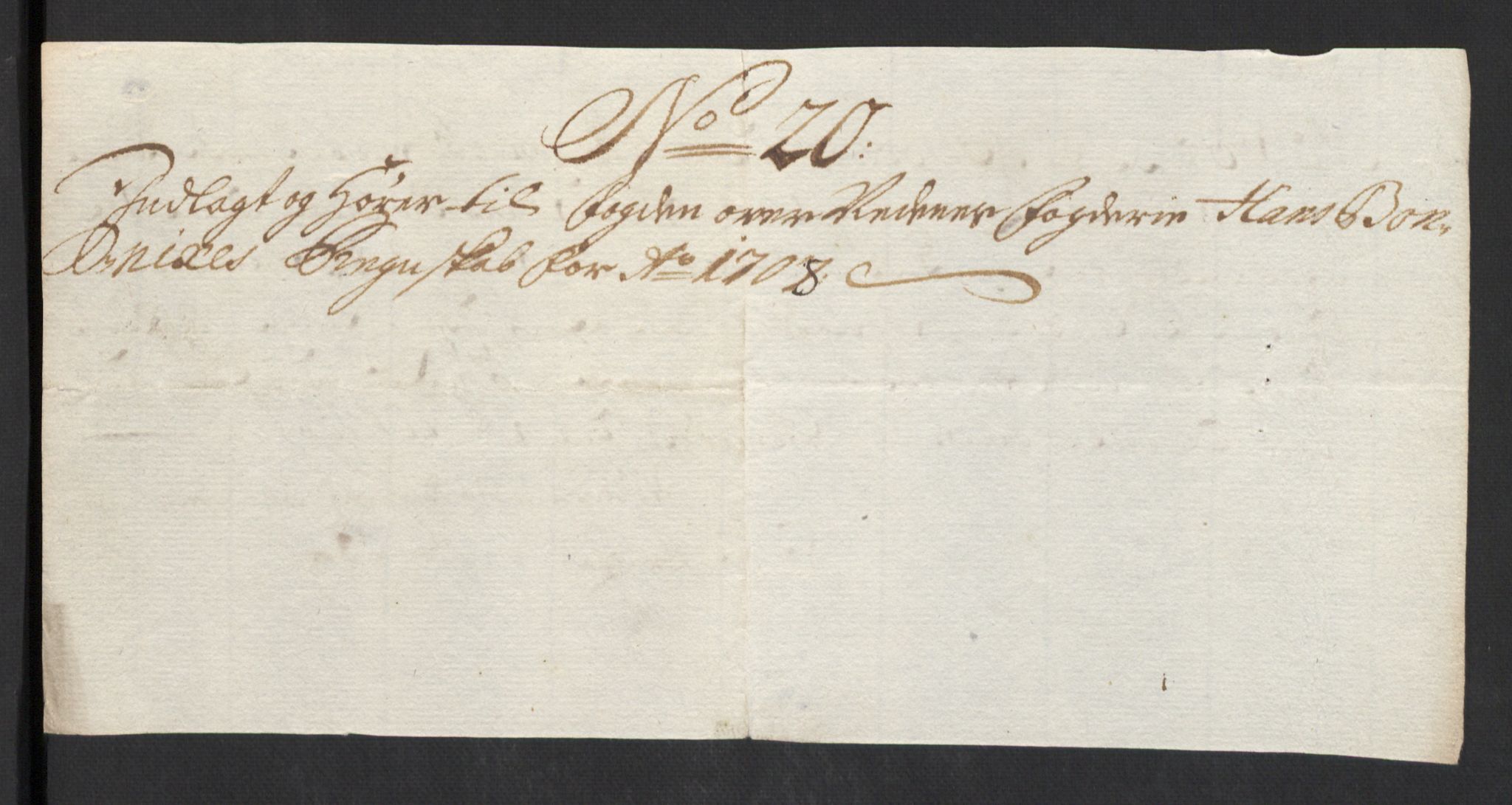 Rentekammeret inntil 1814, Reviderte regnskaper, Fogderegnskap, AV/RA-EA-4092/R39/L2318: Fogderegnskap Nedenes, 1706-1709, p. 311