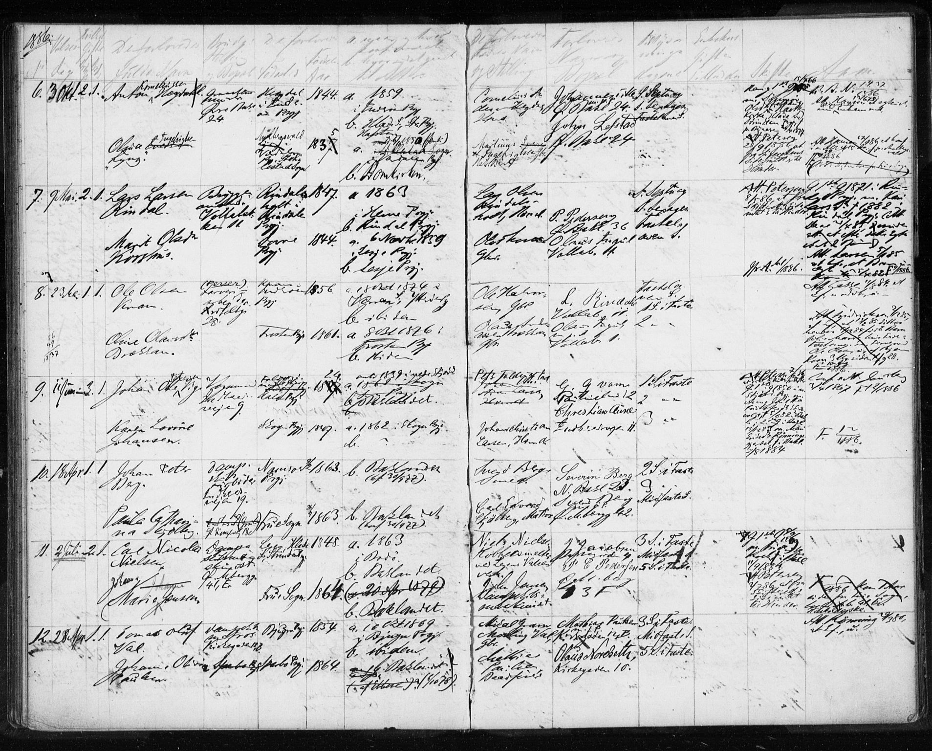 Ministerialprotokoller, klokkerbøker og fødselsregistre - Sør-Trøndelag, AV/SAT-A-1456/604/L0188: Parish register (official) no. 604A11, 1878-1892