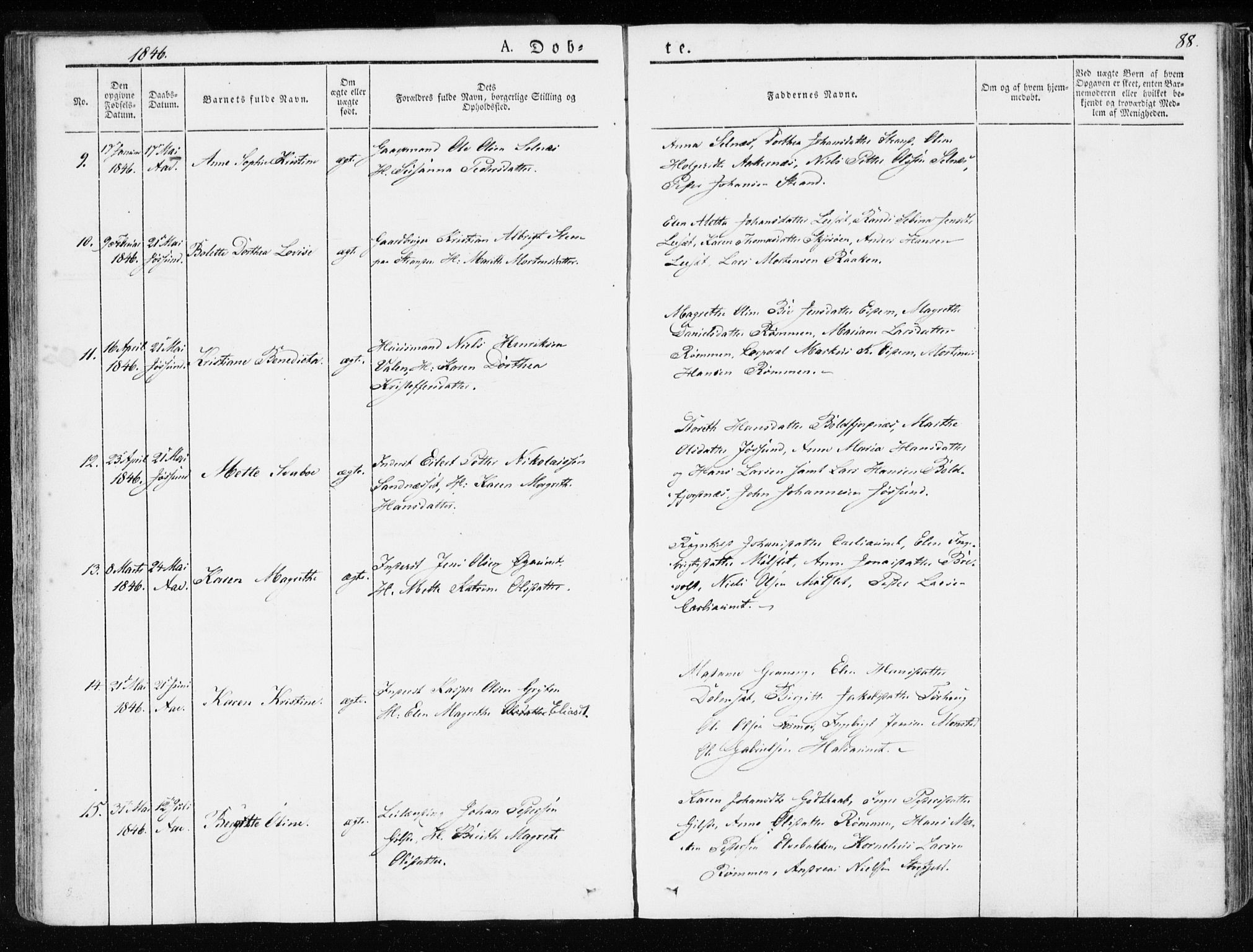 Ministerialprotokoller, klokkerbøker og fødselsregistre - Sør-Trøndelag, SAT/A-1456/655/L0676: Parish register (official) no. 655A05, 1830-1847, p. 88