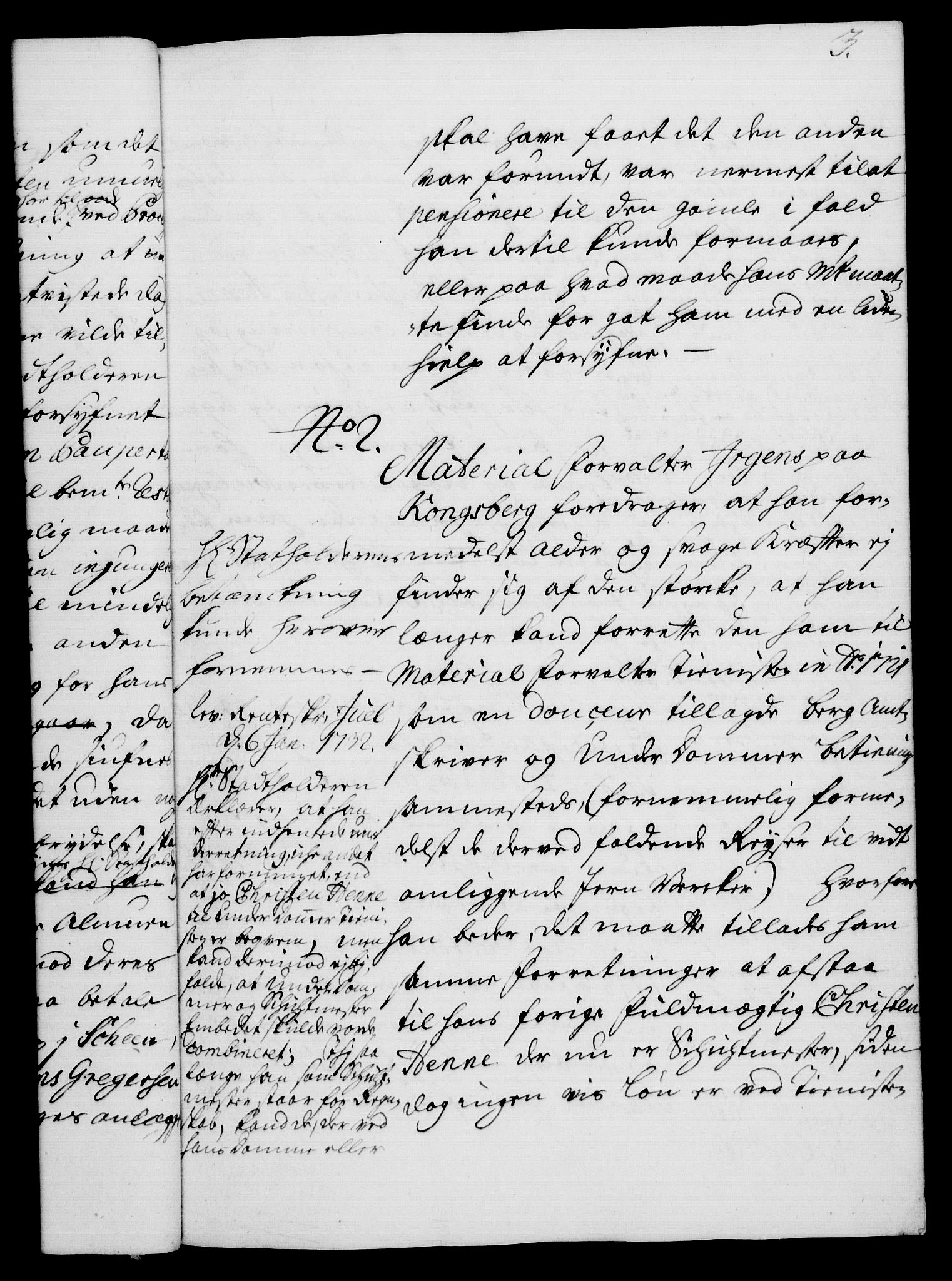 Rentekammeret, Kammerkanselliet, RA/EA-3111/G/Gh/Gha/L0015: Norsk ekstraktmemorialprotokoll (merket RK 53.60), 1733, p. 3