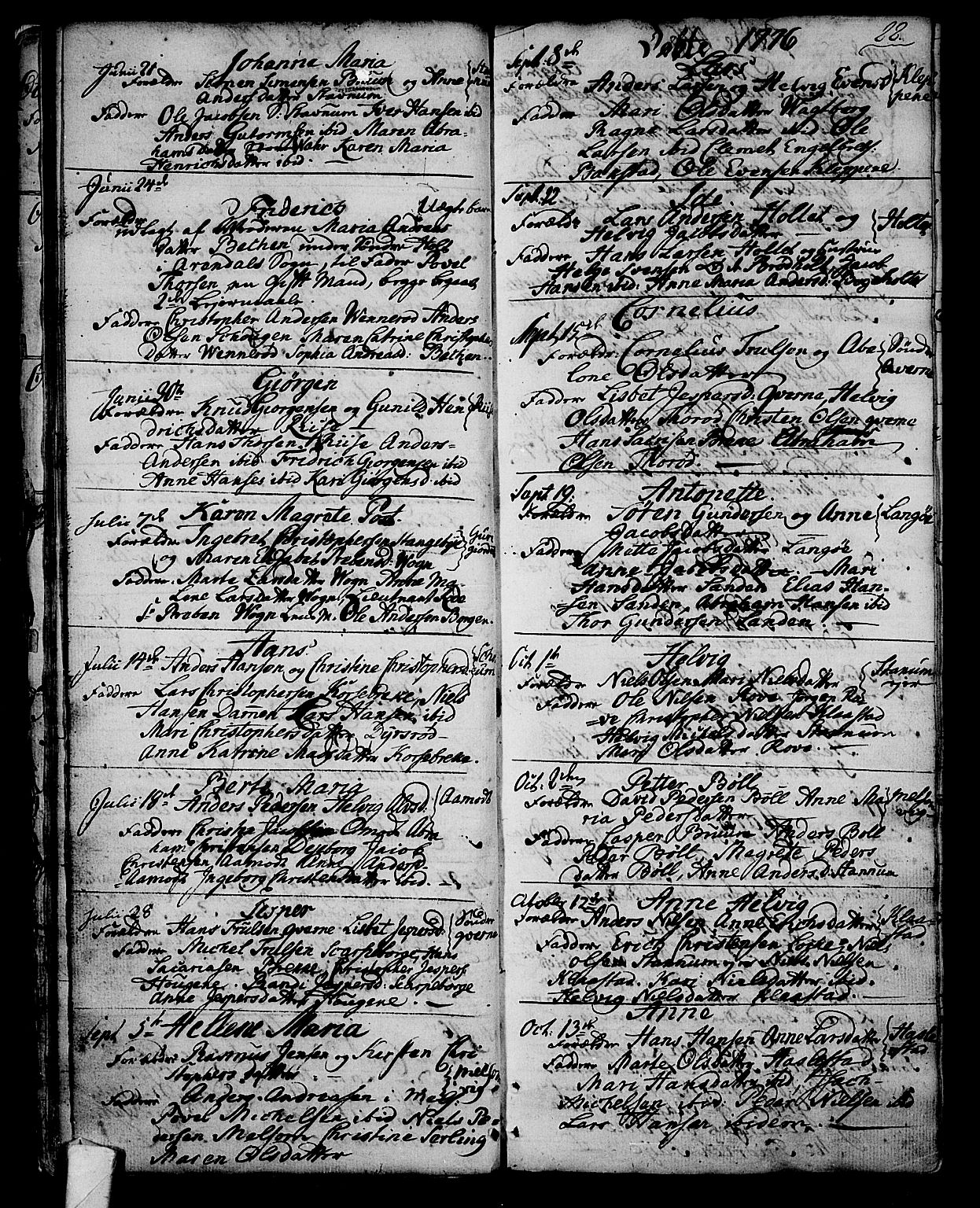 Stokke kirkebøker, AV/SAKO-A-320/F/Fa/L0003: Parish register (official) no. I 3, 1771-1803, p. 22