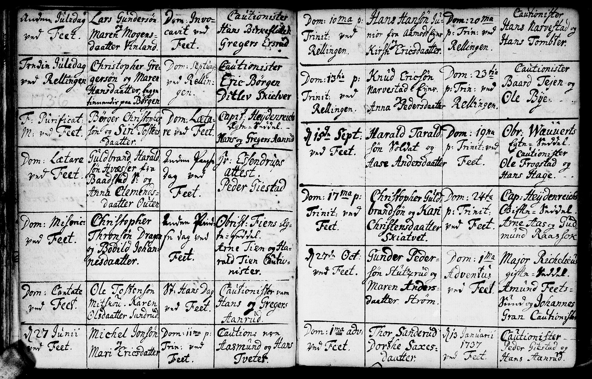 Fet prestekontor Kirkebøker, AV/SAO-A-10370a/F/Fa/L0001: Parish register (official) no. I 1, 1716-1751, p. 24