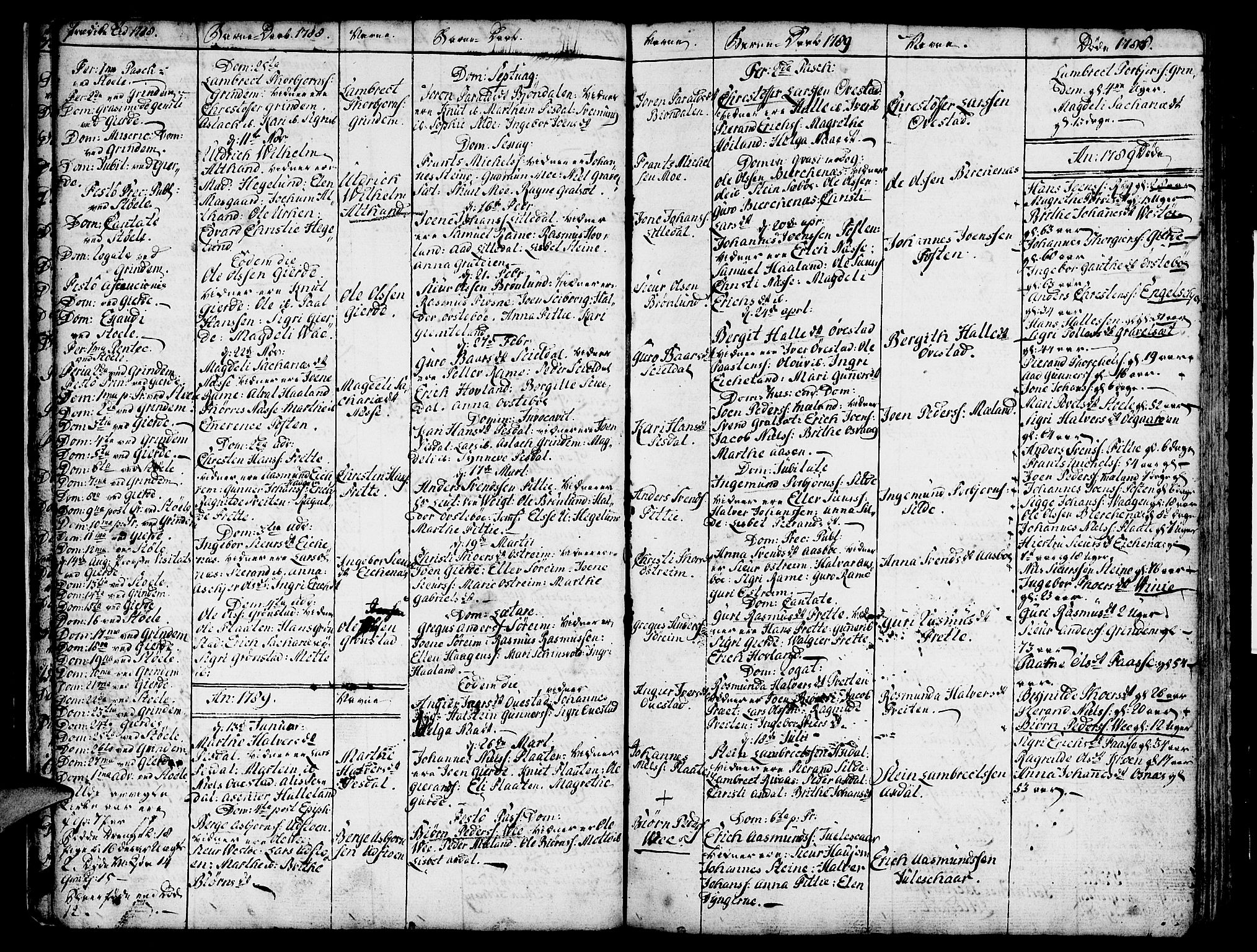 Etne sokneprestembete, SAB/A-75001/H/Haa: Parish register (official) no. A 4, 1782-1807, p. 15