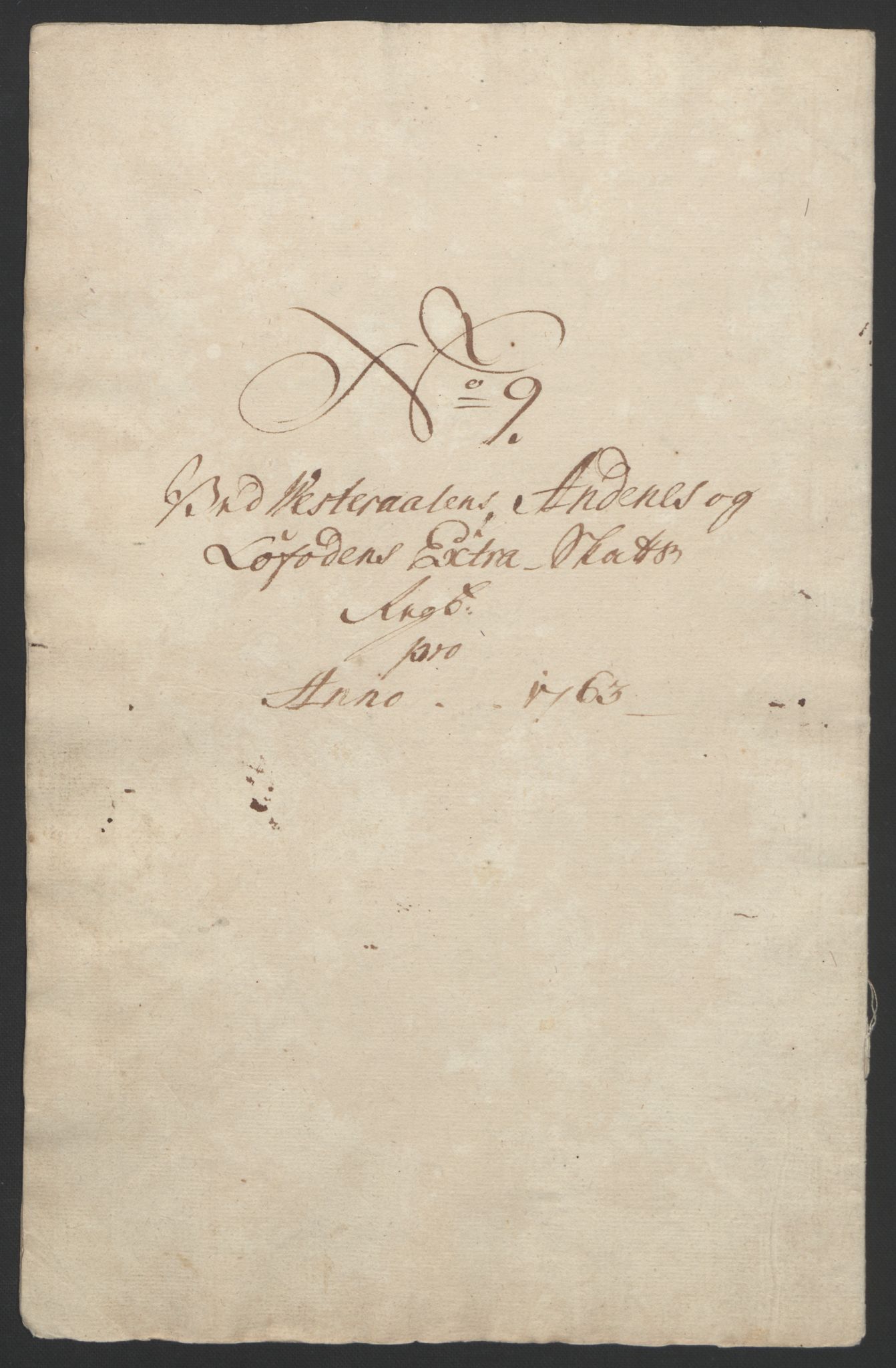 Rentekammeret inntil 1814, Reviderte regnskaper, Fogderegnskap, AV/RA-EA-4092/R67/L4747: Ekstraskatten Vesterålen, Andenes og Lofoten, 1762-1766, p. 159