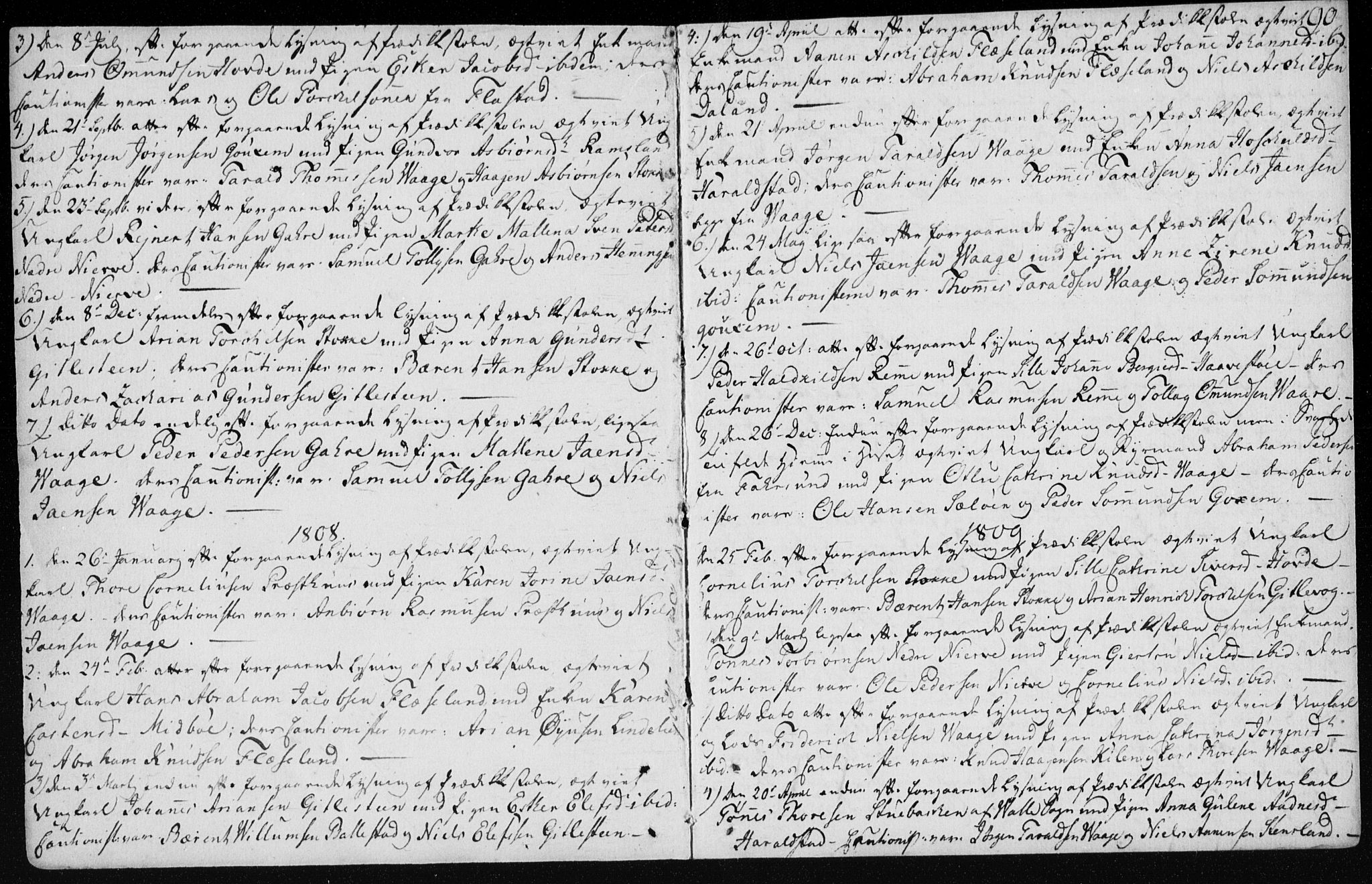 Sør-Audnedal sokneprestkontor, AV/SAK-1111-0039/F/Fa/Fab/L0003: Parish register (official) no. A 3, 1766-1828, p. 90