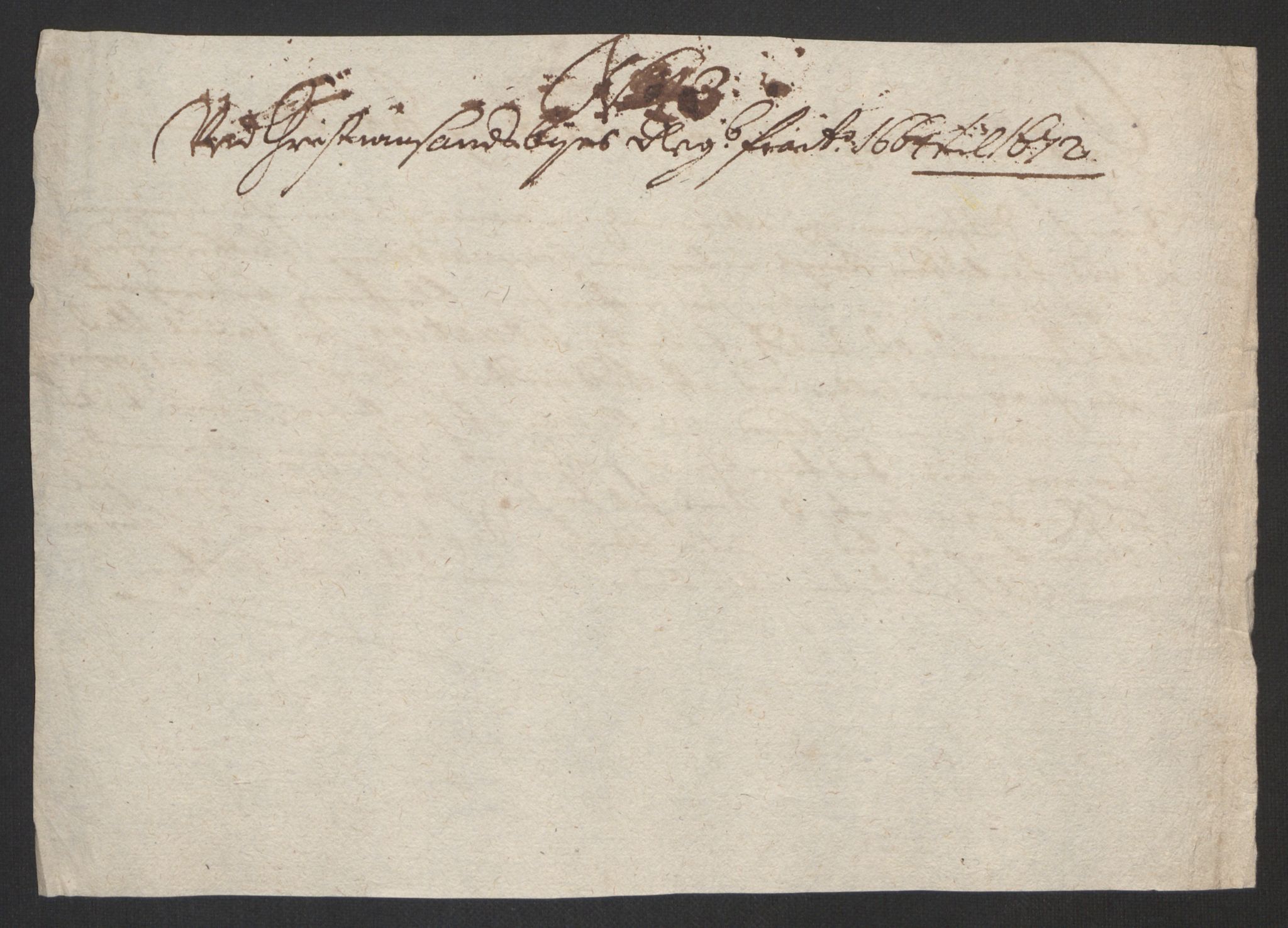 Rentekammeret inntil 1814, Reviderte regnskaper, Byregnskaper, AV/RA-EA-4066/R/Rm/L0258: [M1] Kontribusjonsregnskap, 1664-1700, p. 221