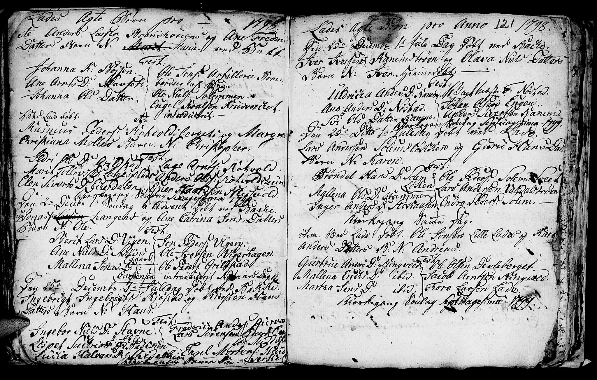 Ministerialprotokoller, klokkerbøker og fødselsregistre - Sør-Trøndelag, SAT/A-1456/606/L0305: Parish register (copy) no. 606C01, 1757-1819, p. 121