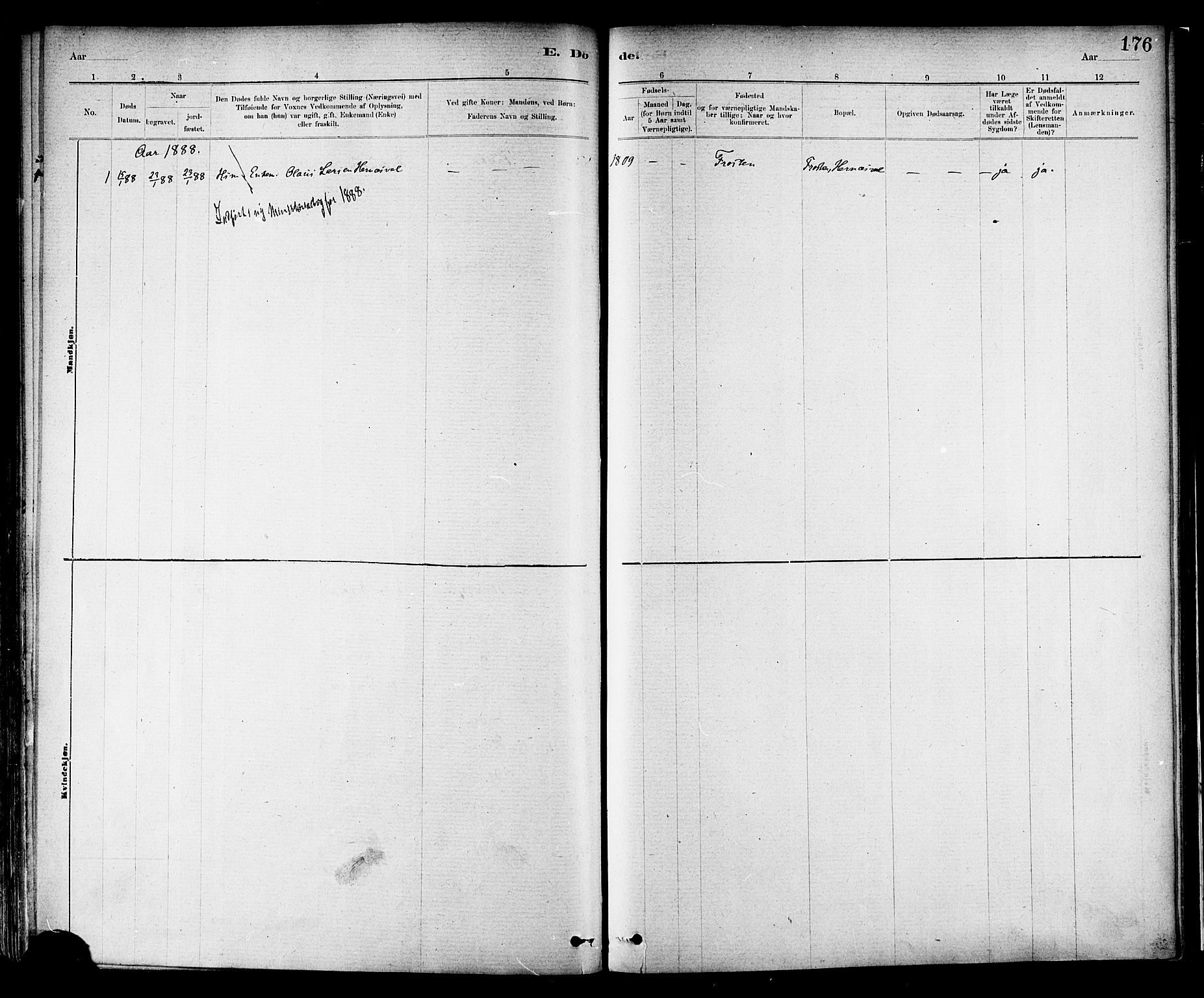 Ministerialprotokoller, klokkerbøker og fødselsregistre - Nord-Trøndelag, SAT/A-1458/713/L0120: Parish register (official) no. 713A09, 1878-1887, p. 176