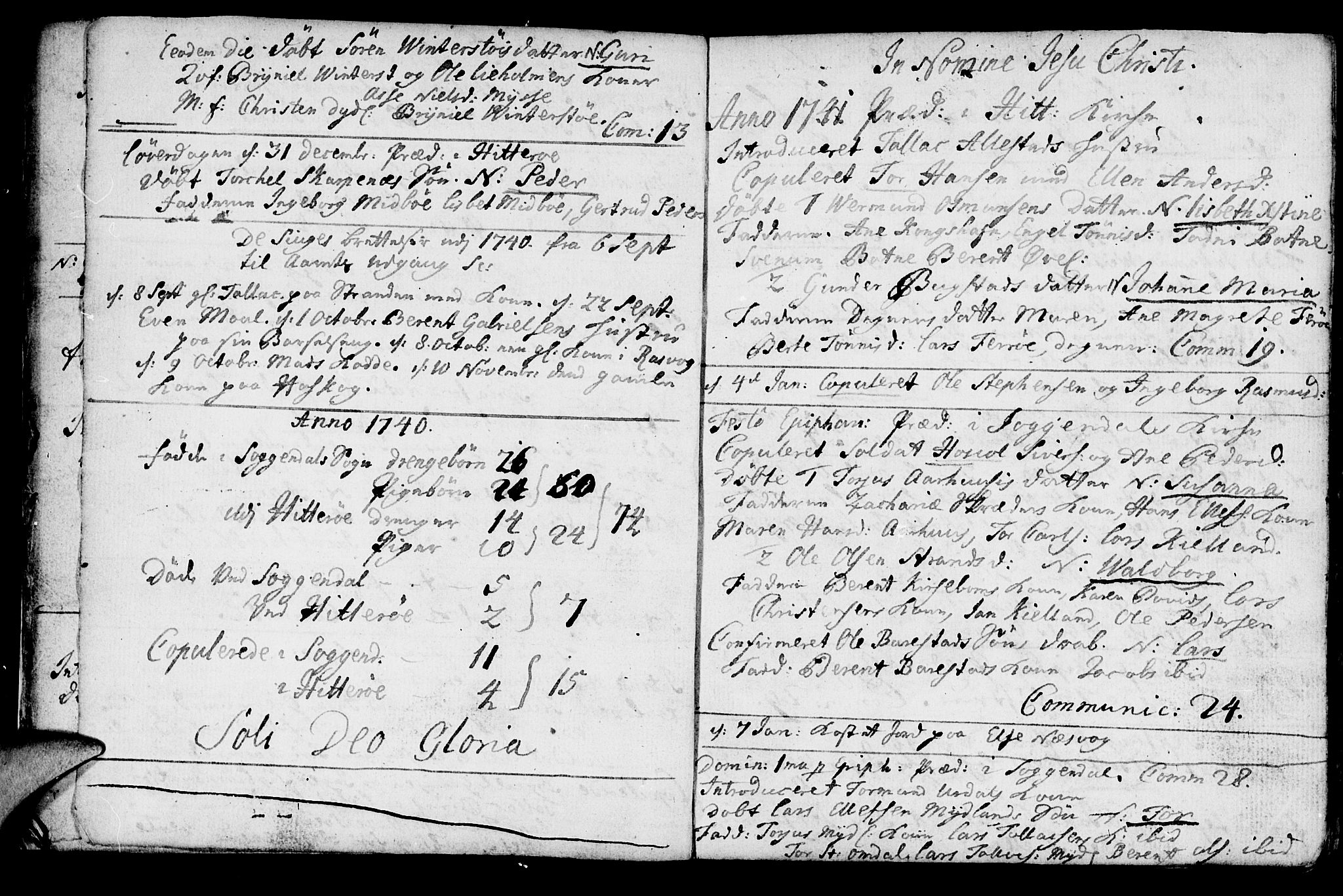 Sokndal sokneprestkontor, AV/SAST-A-101808: Parish register (official) no. A 3, 1740-1806