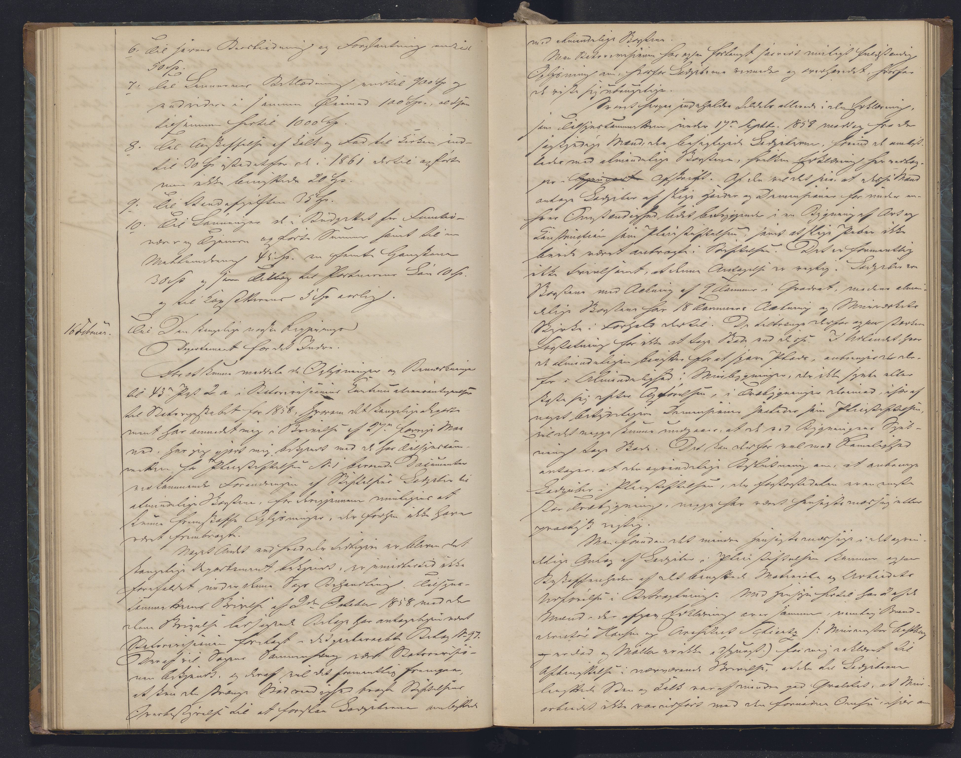 Lepraarkiver - Overlegen for den spedalske sykdom, AV/SAB-A-61001/B.b/L0006: Kopibok, 1860-1874
