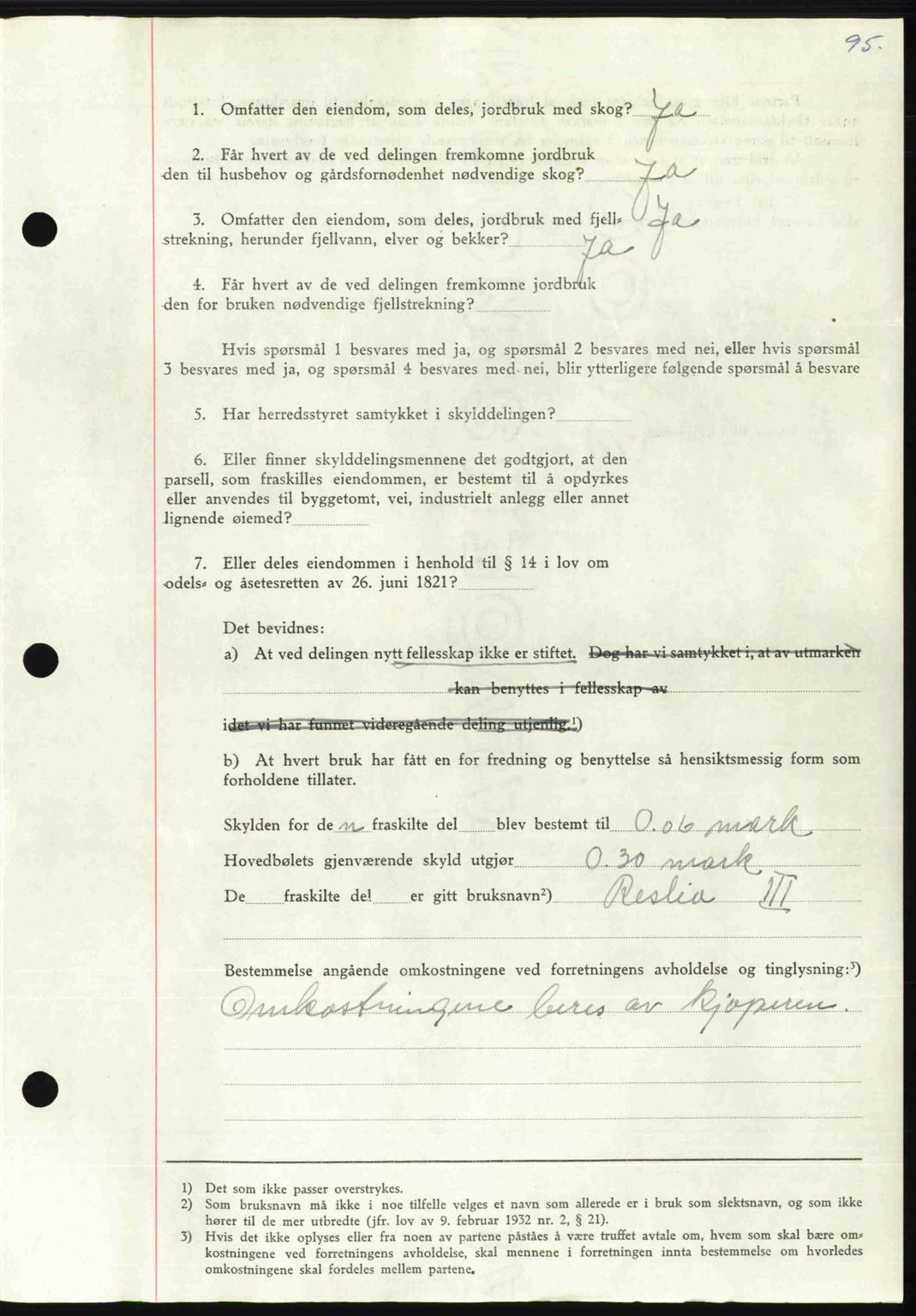 Orkdal sorenskriveri, AV/SAT-A-4169/1/2/2C: Mortgage book no. A, 1947-1947, Diary no: : 845/1947