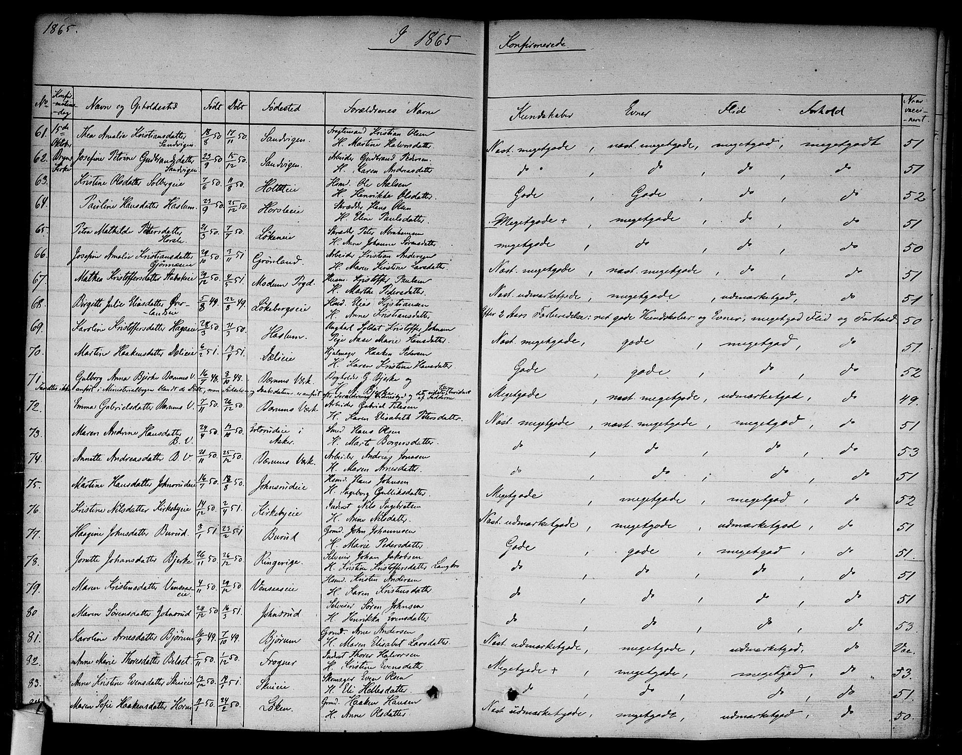 Asker prestekontor Kirkebøker, AV/SAO-A-10256a/F/Fa/L0009: Parish register (official) no. I 9, 1825-1878, p. 236