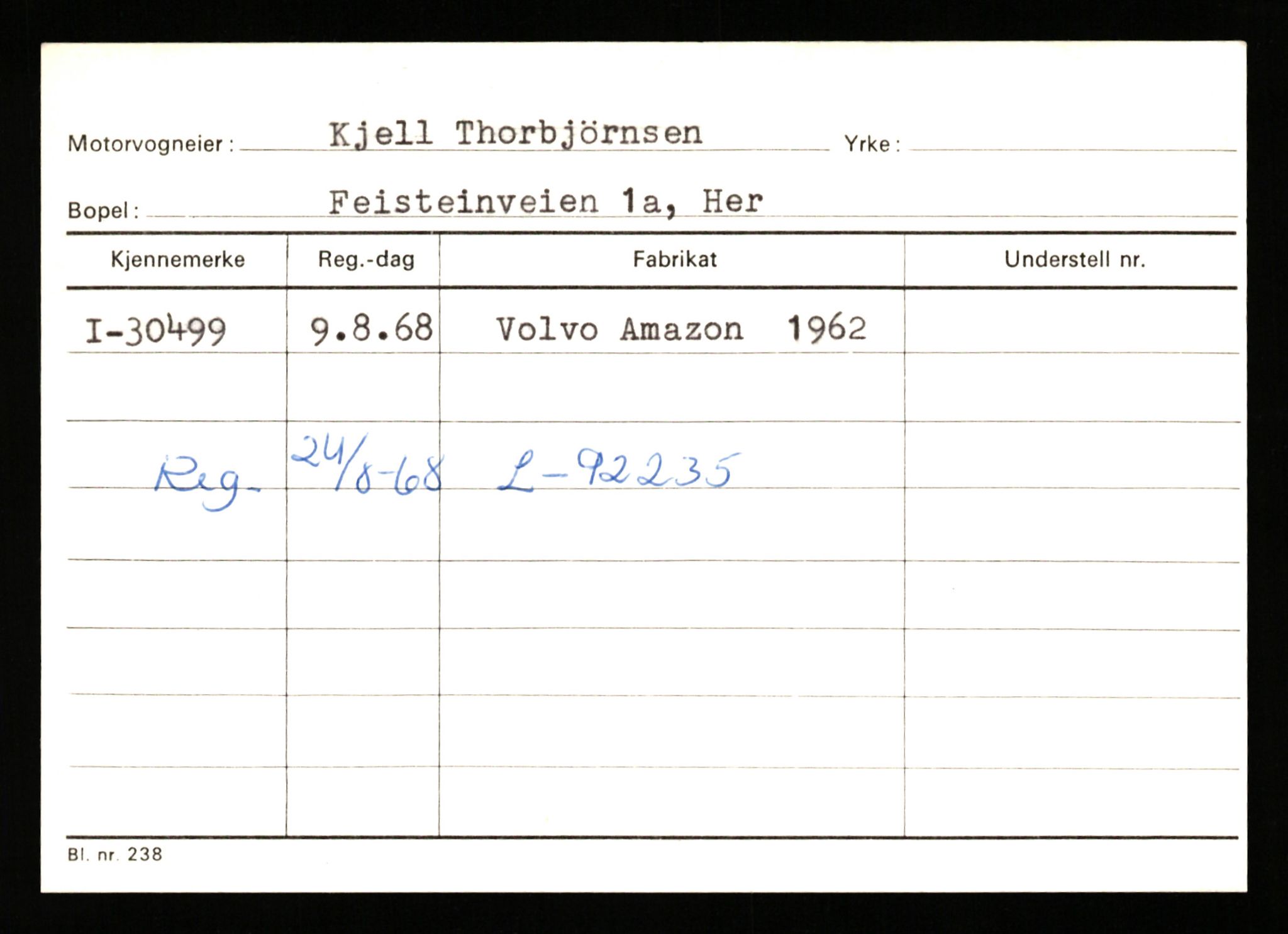 Stavanger trafikkstasjon, AV/SAST-A-101942/0/G/L0005: Registreringsnummer: 23000 - 34245, 1930-1971, p. 2317