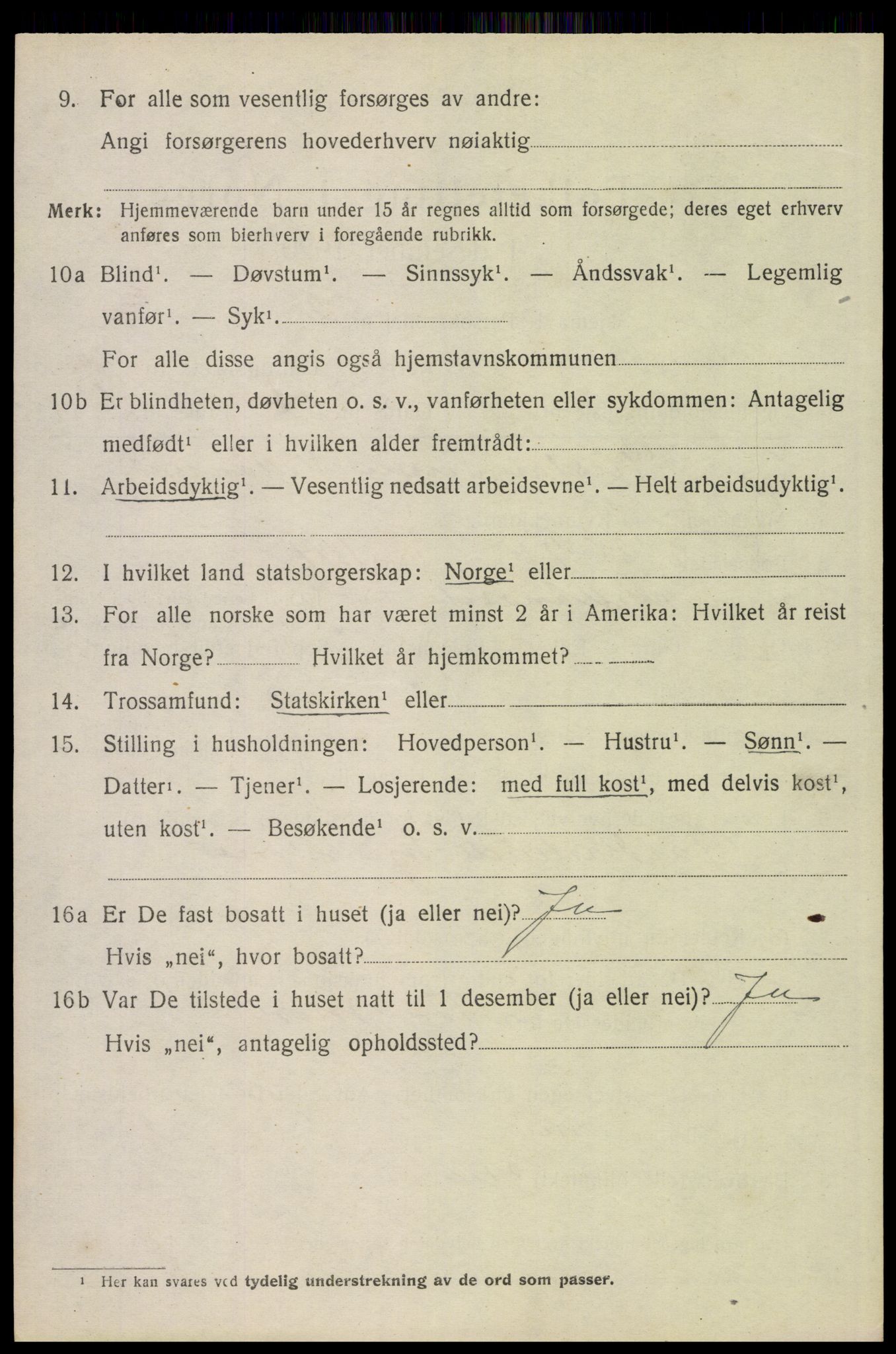 SAH, 1920 census for Trysil, 1920, p. 13766